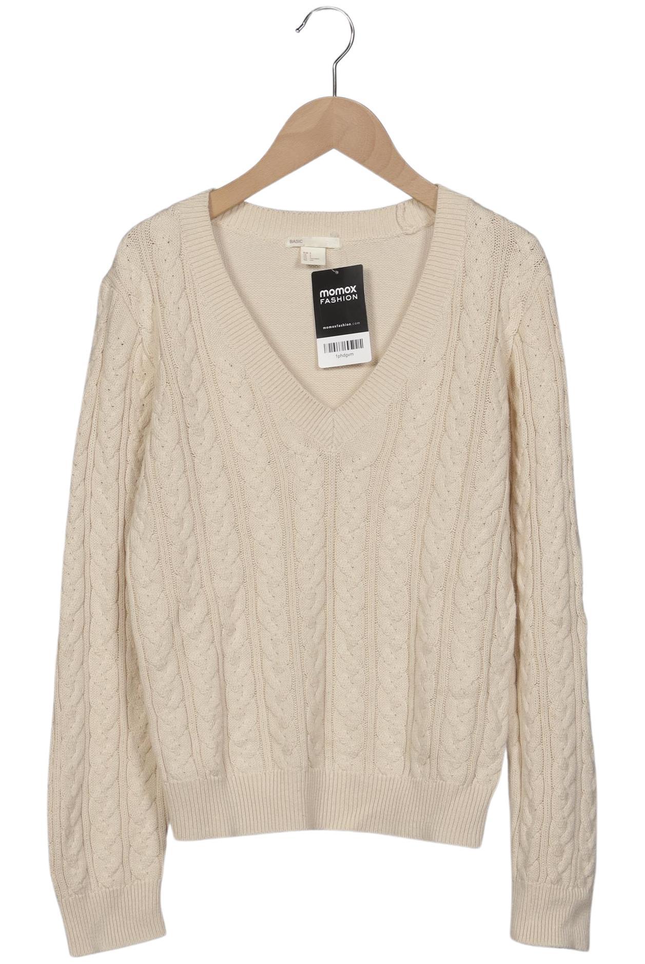 

H&M Damen Pullover, cremeweiß, Gr. 36