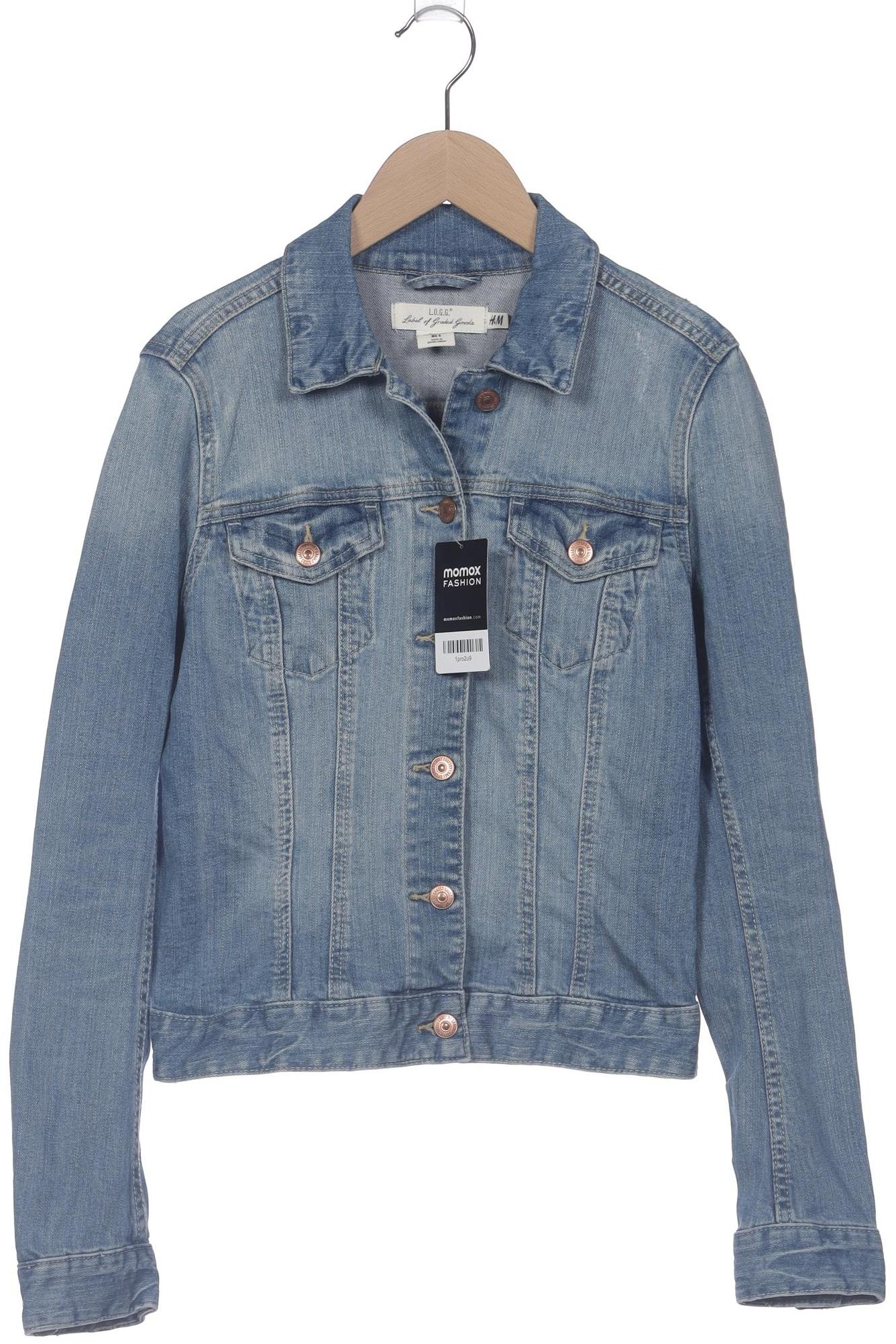 

H&M Damen Jacke, blau, Gr. 38