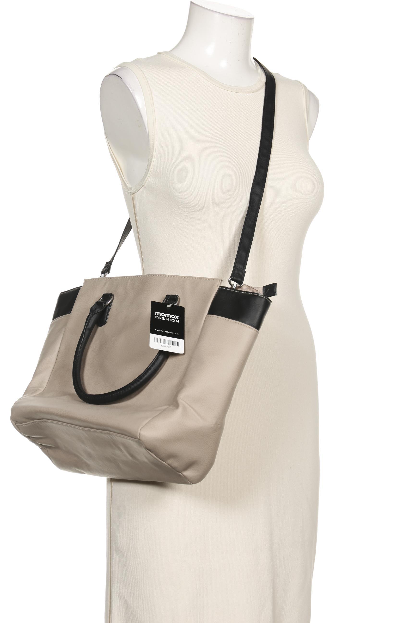 

H&M Damen Handtasche, beige, Gr.