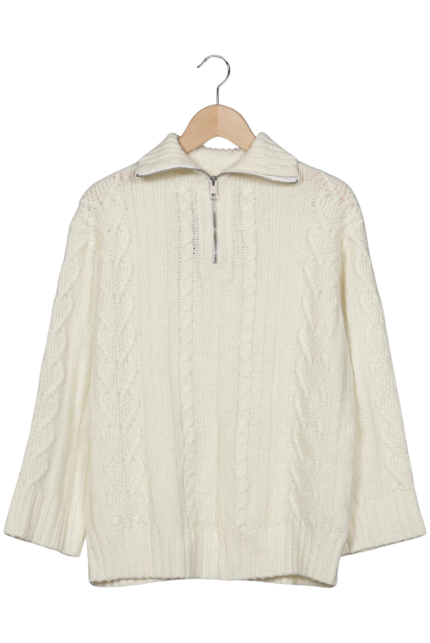 

H&M Damen Pullover, cremeweiß, Gr. 34