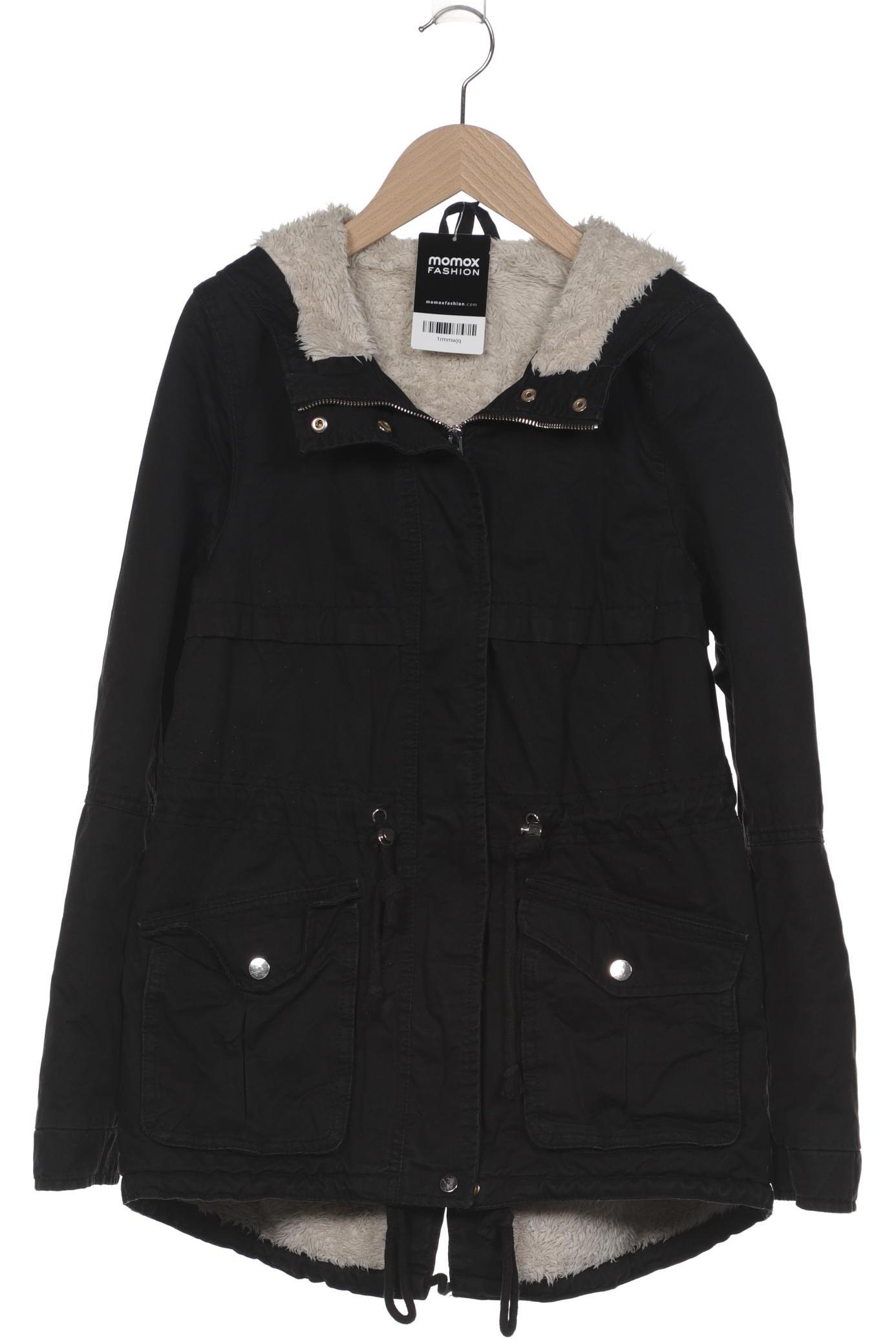 

H&M Damen Jacke, schwarz, Gr. 36