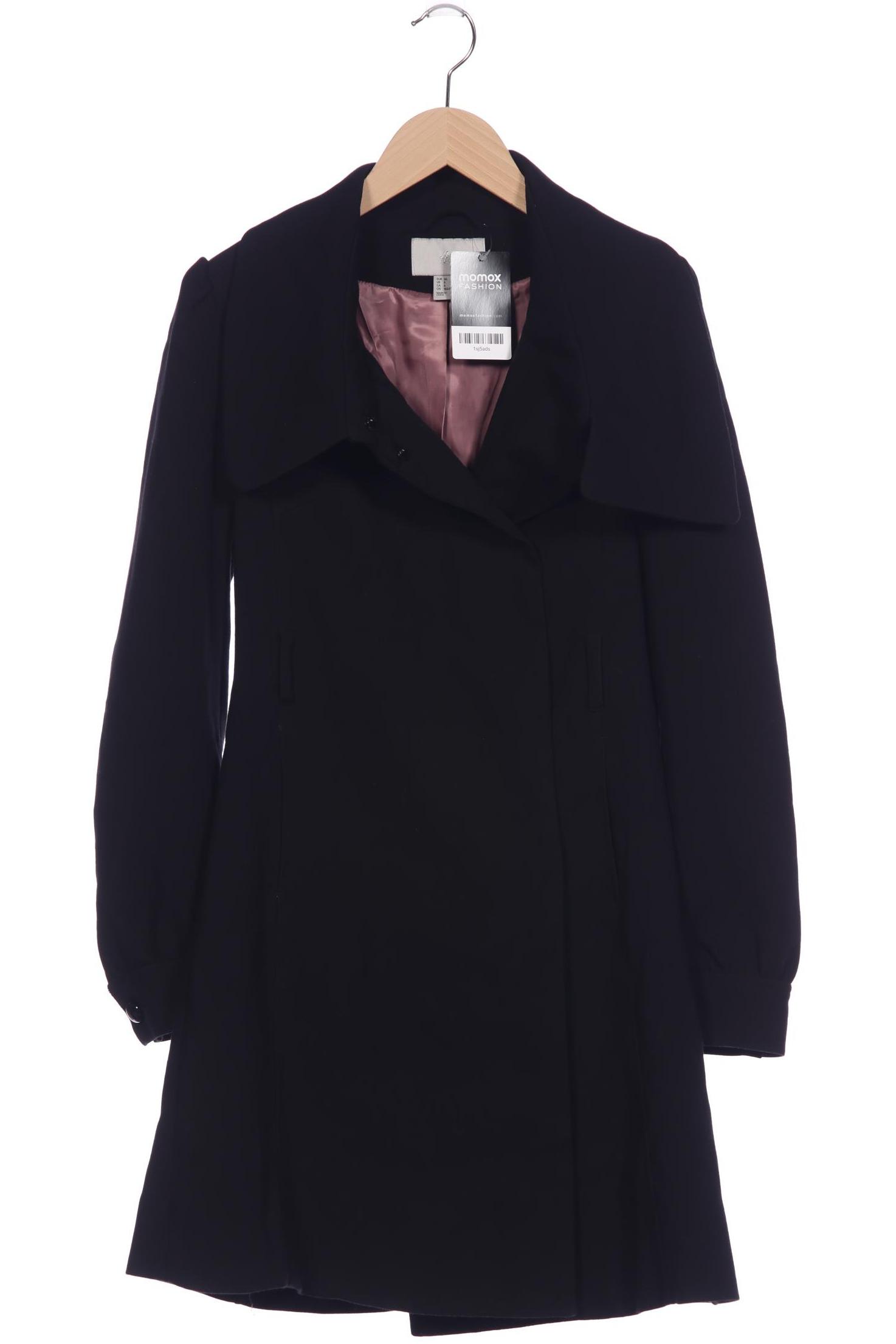 

H&M Damen Mantel, schwarz, Gr. 36