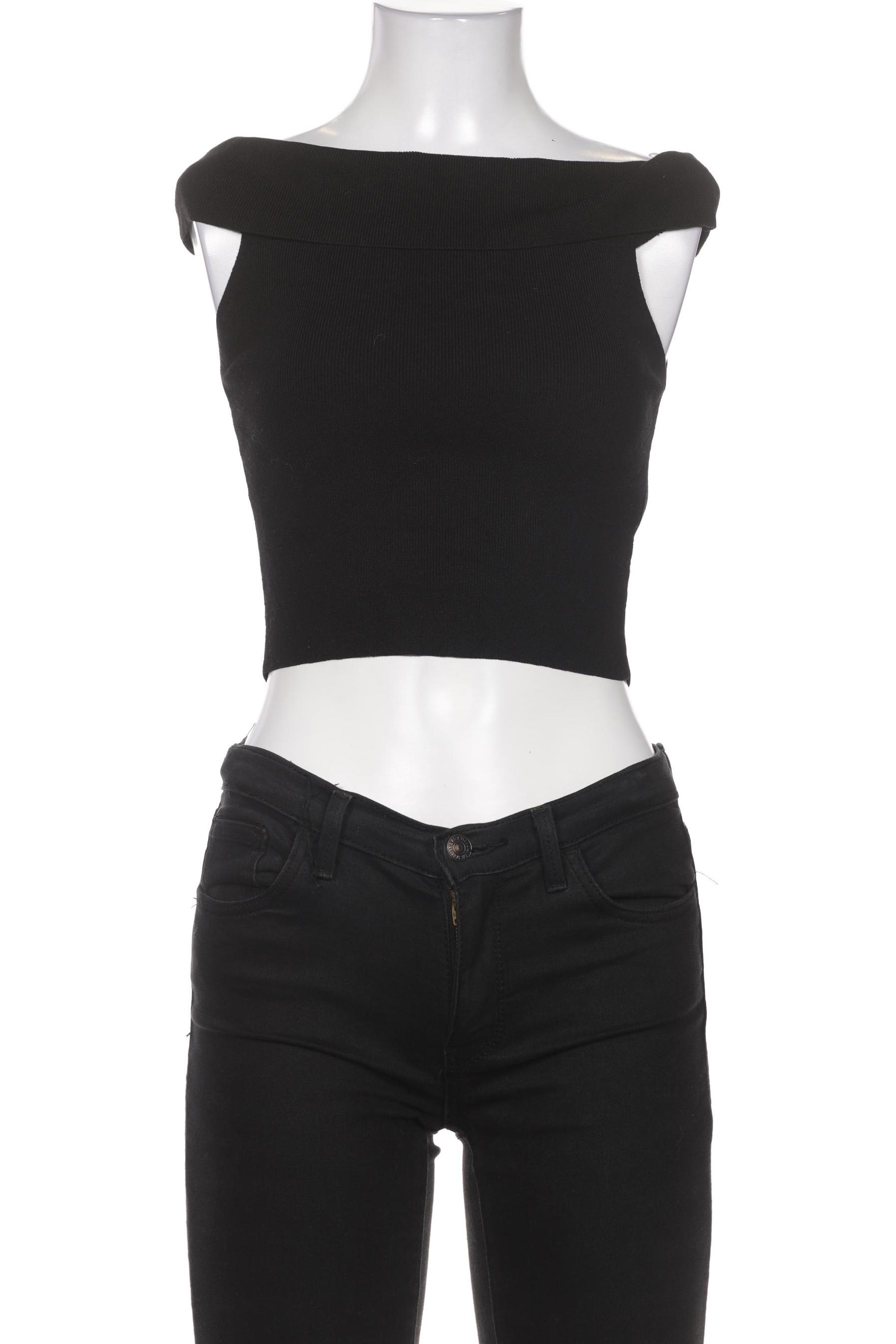 

H&M Damen T-Shirt, schwarz, Gr. 36