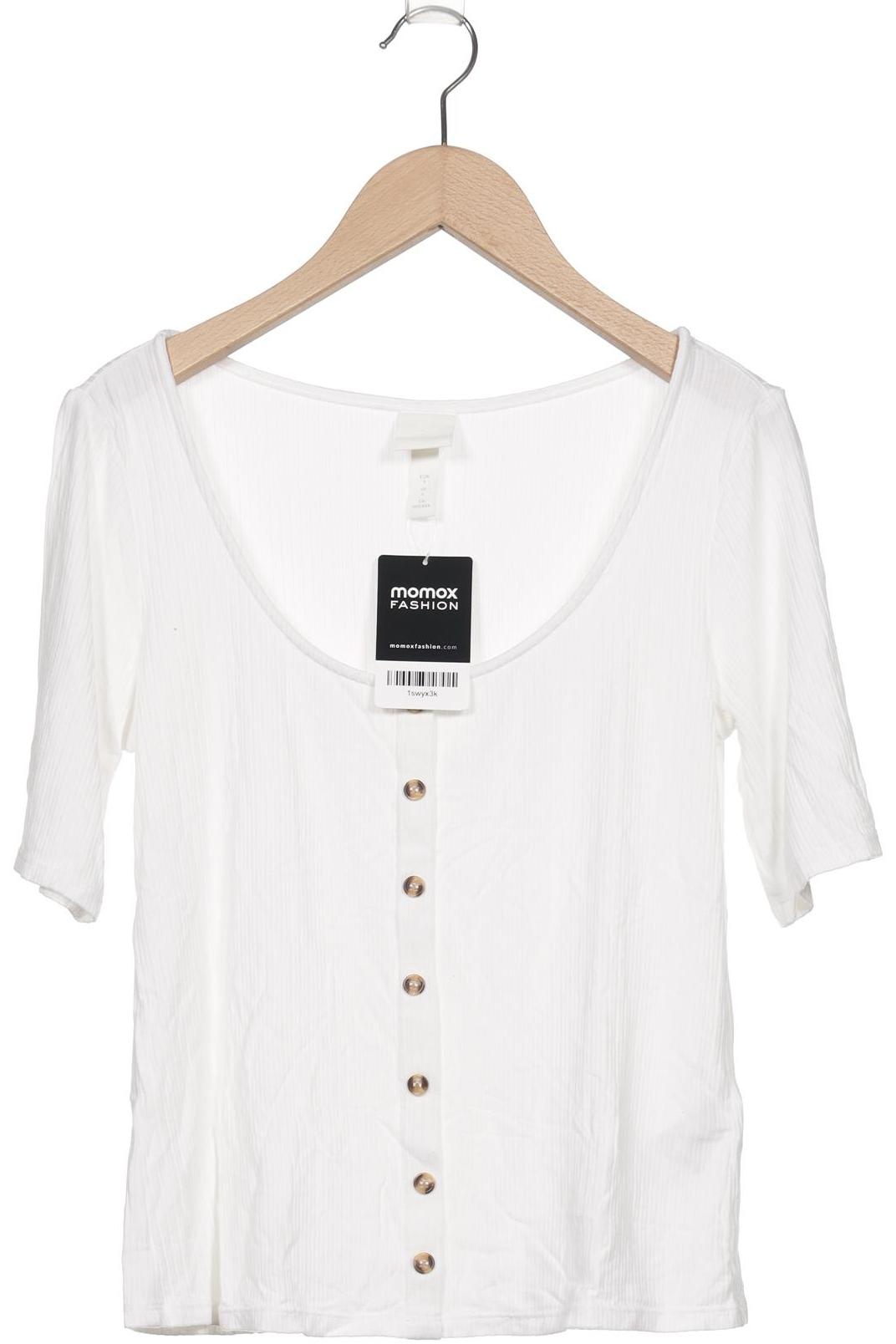 

H&M Damen T-Shirt, weiß, Gr. 36