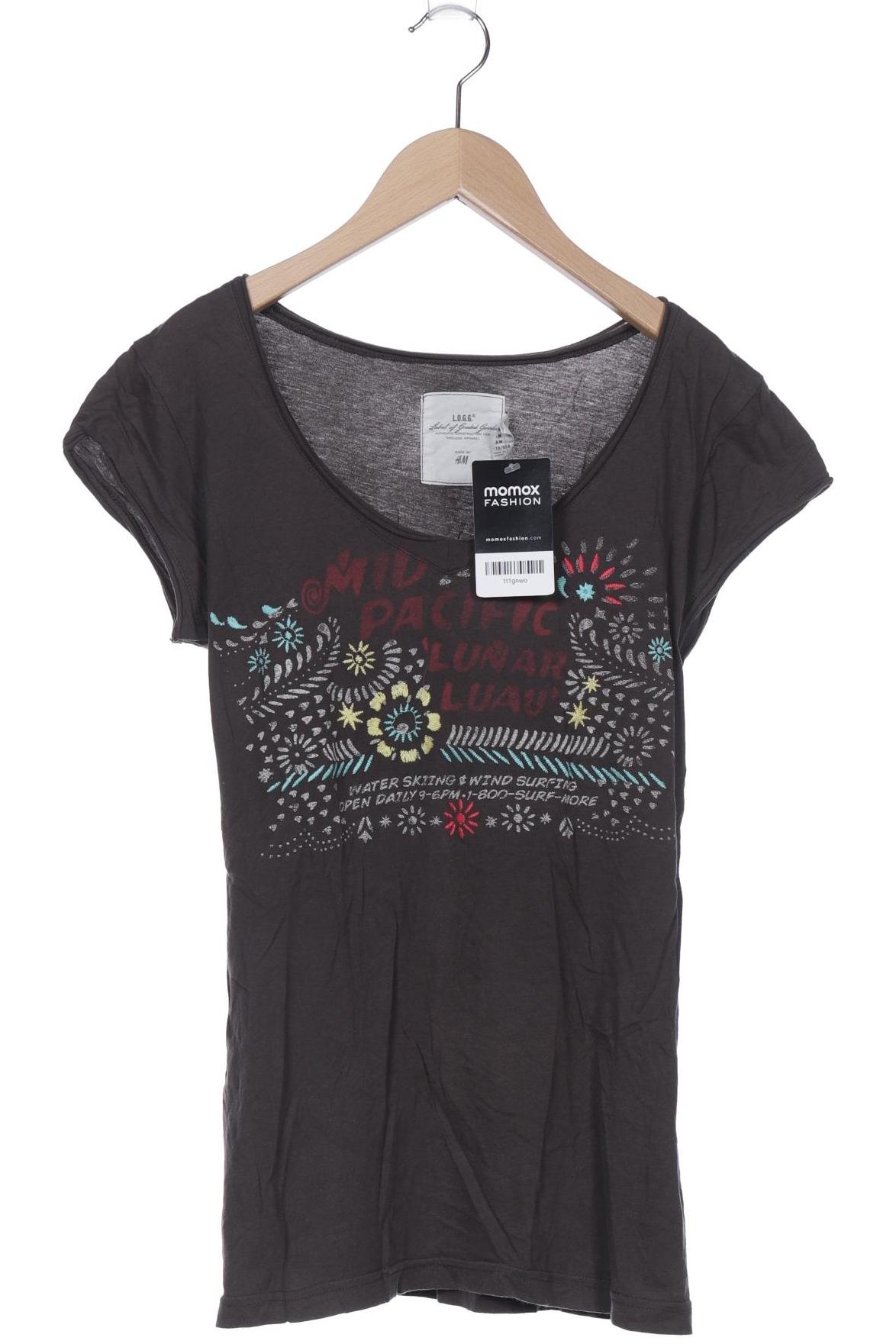 

H&M Damen T-Shirt, braun, Gr. 38
