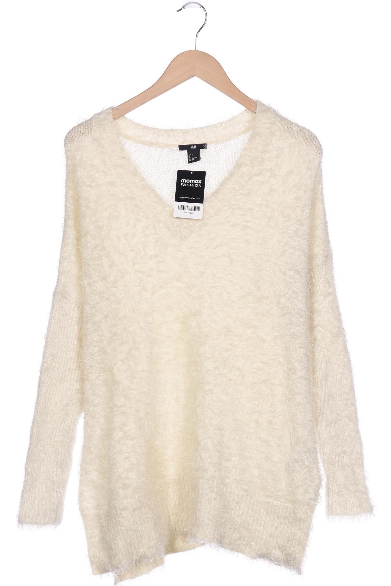 

H&M Damen Pullover, cremeweiß, Gr. 36