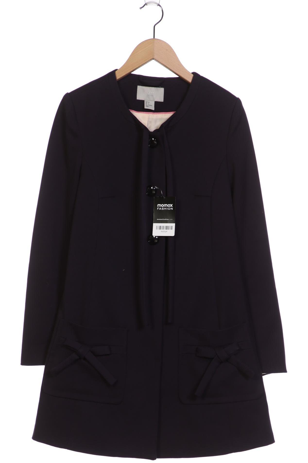 

H&M Damen Mantel, marineblau, Gr. 34