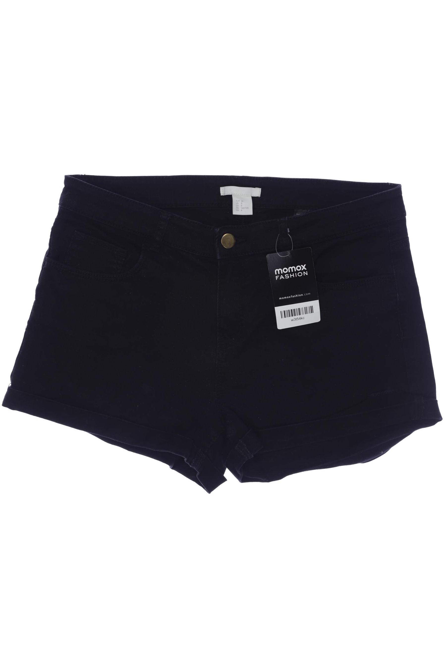 

H&M Damen Shorts, schwarz, Gr. 38