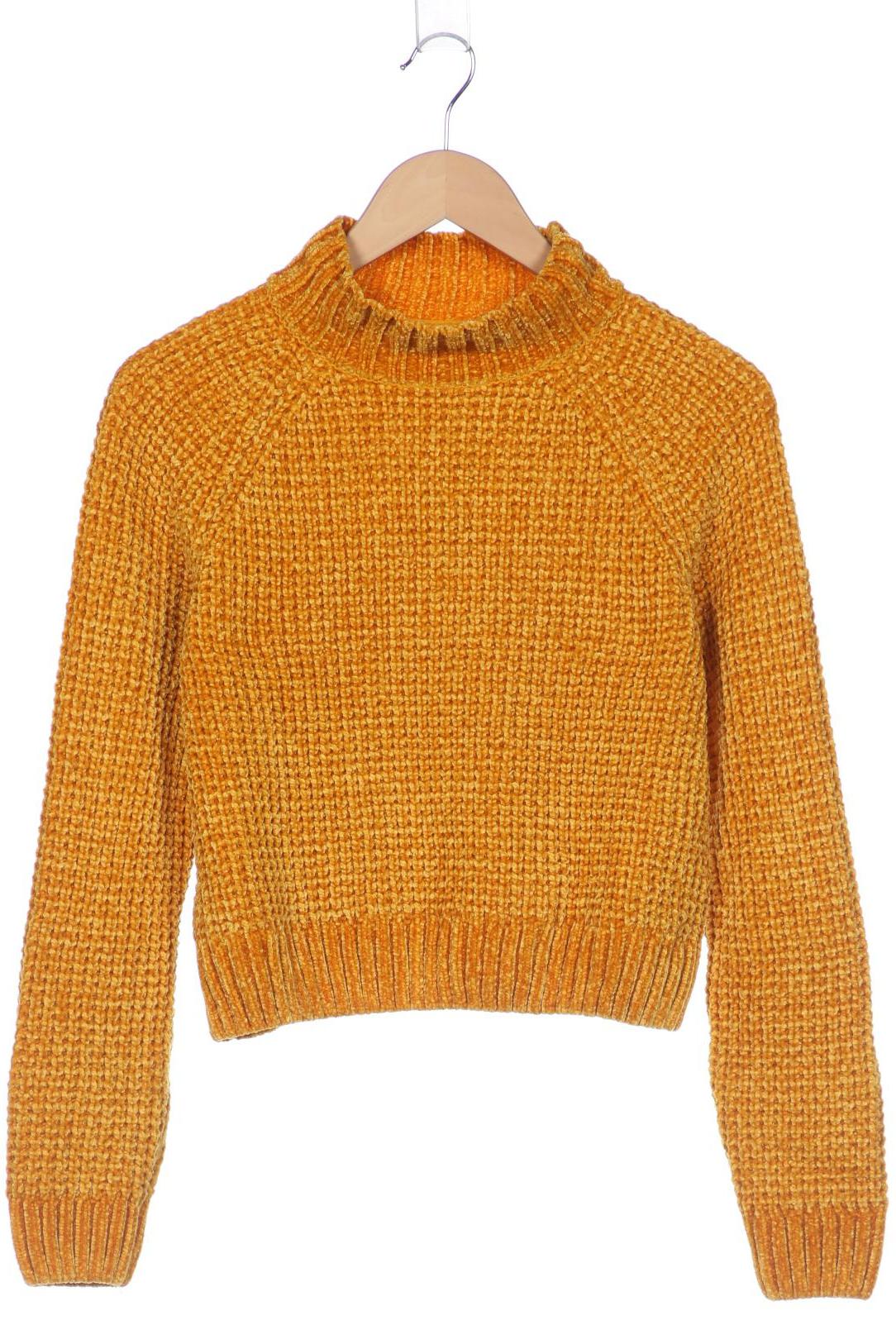 

H&M Damen Pullover, gelb, Gr. 38
