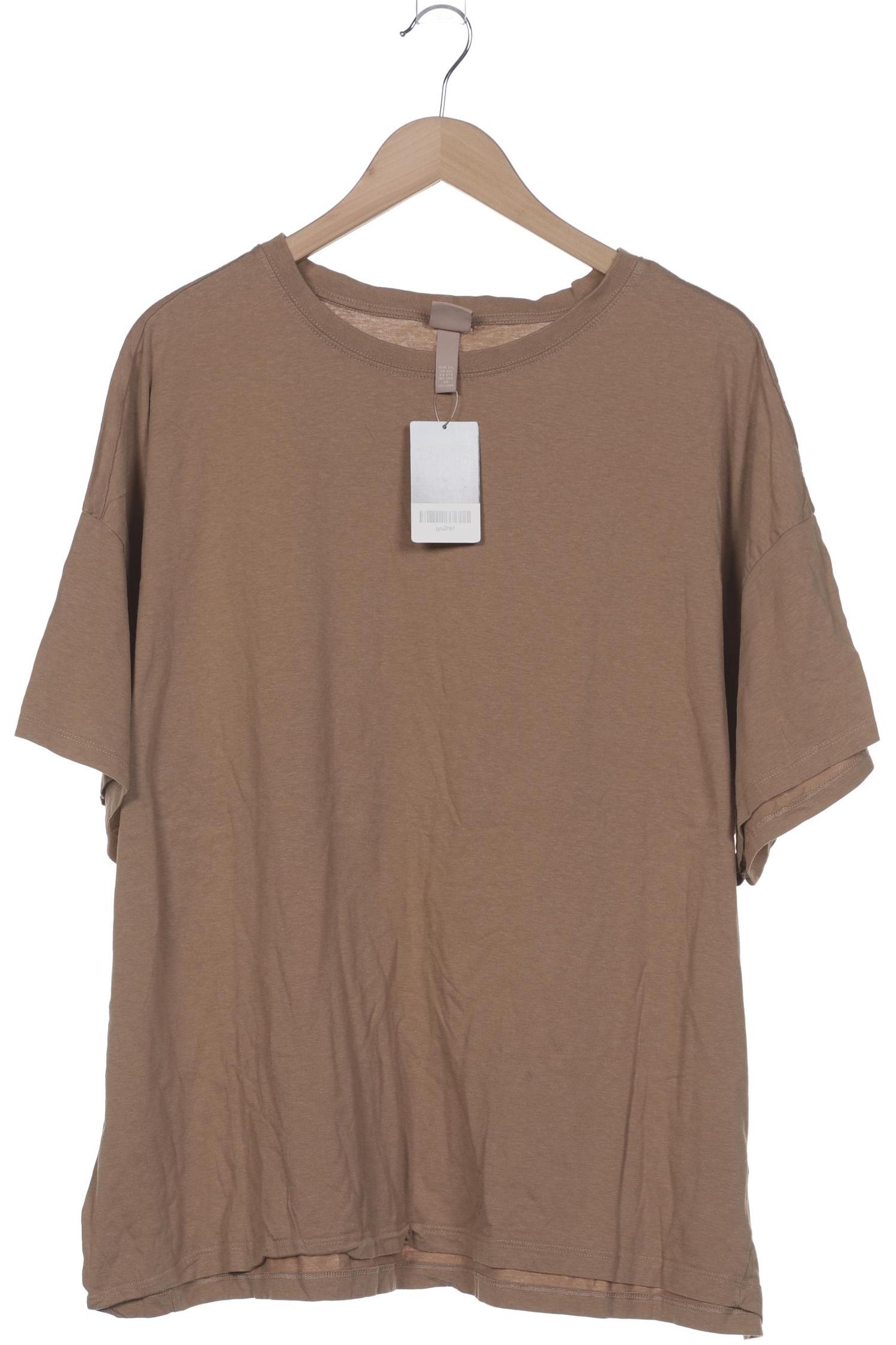 

H&M Damen T-Shirt, beige, Gr. 46