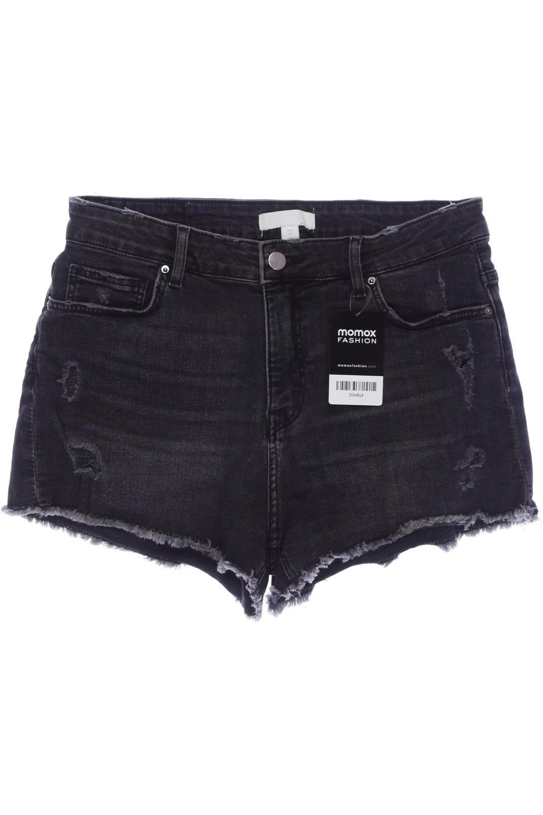

H&M Damen Shorts, grau, Gr. 40