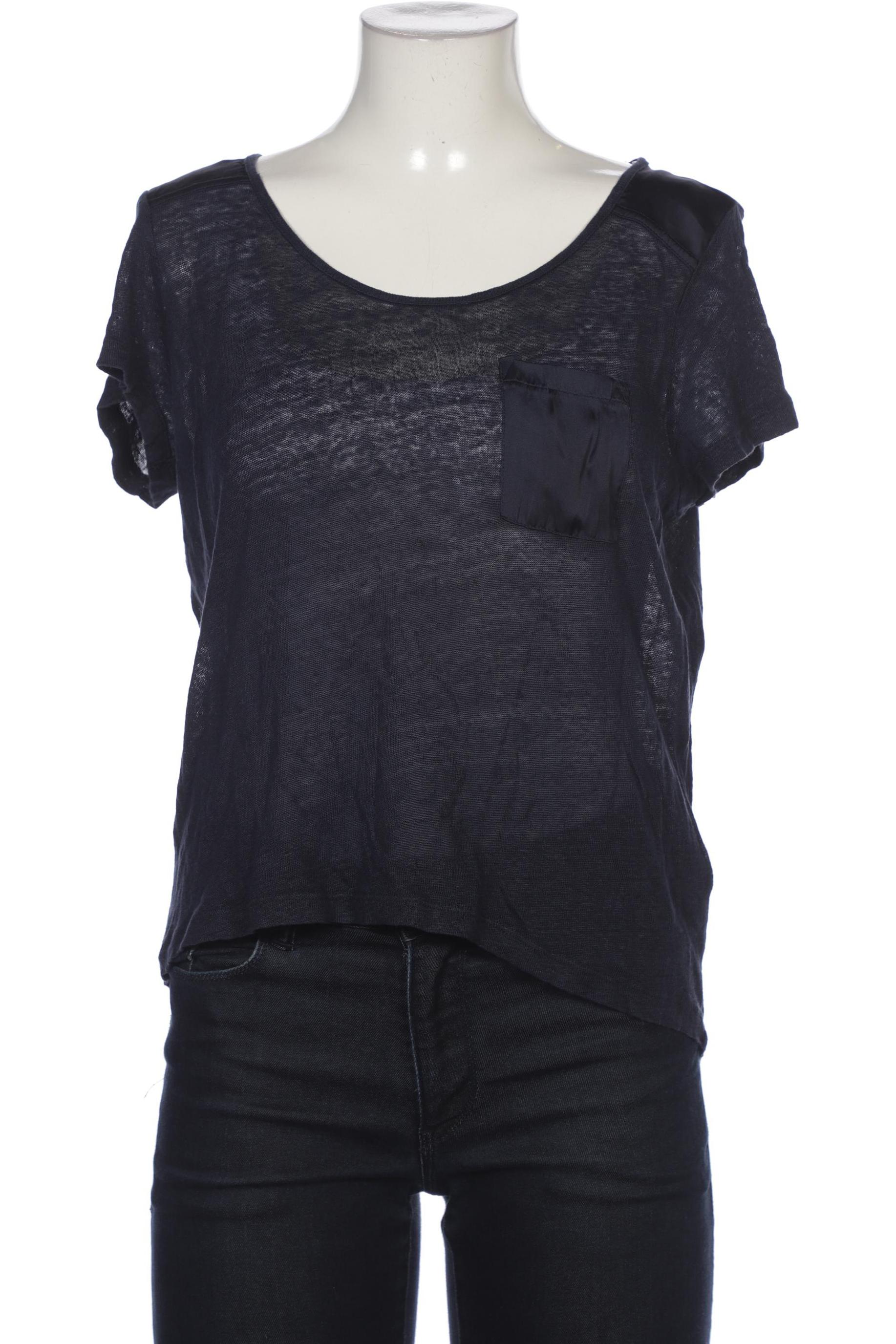 

H&M Damen T-Shirt, marineblau, Gr. 38