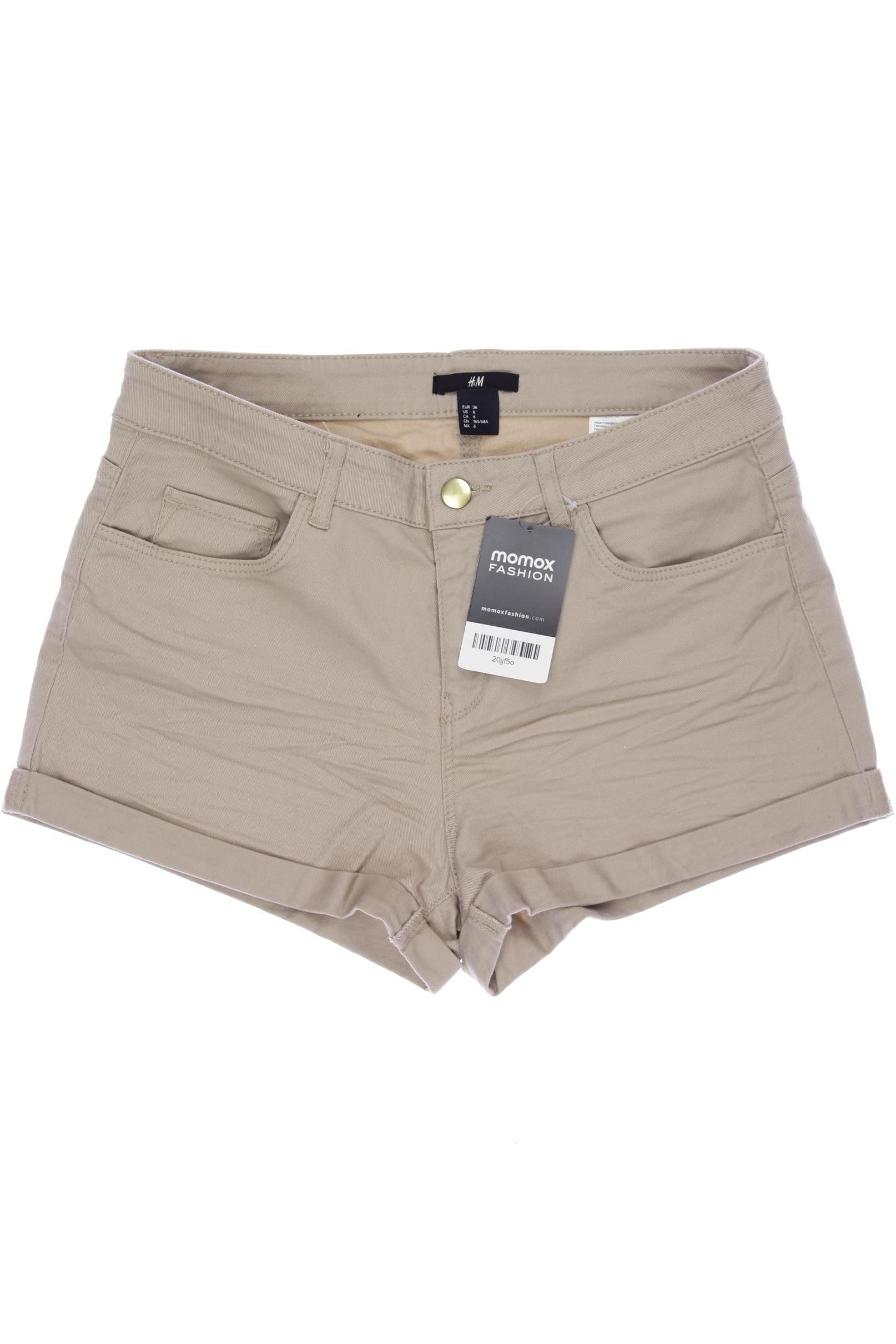 

H&M Damen Shorts, beige, Gr. 36