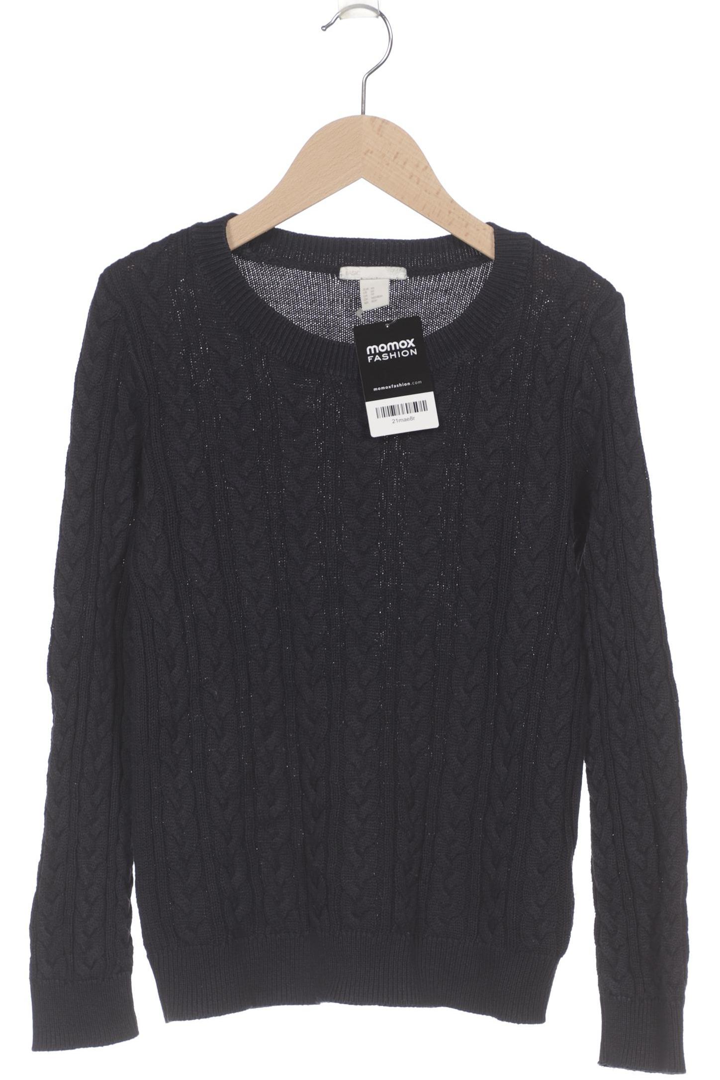 

H&M Damen Pullover, marineblau, Gr. 34