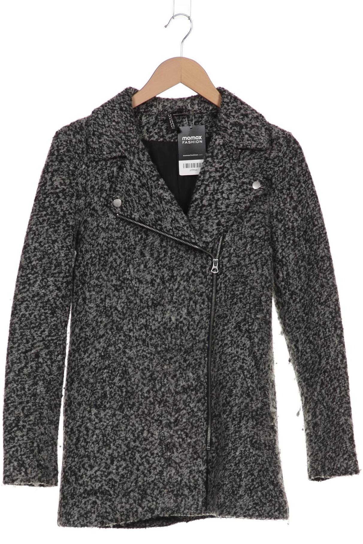 

H&M Damen Mantel, grau, Gr. 36