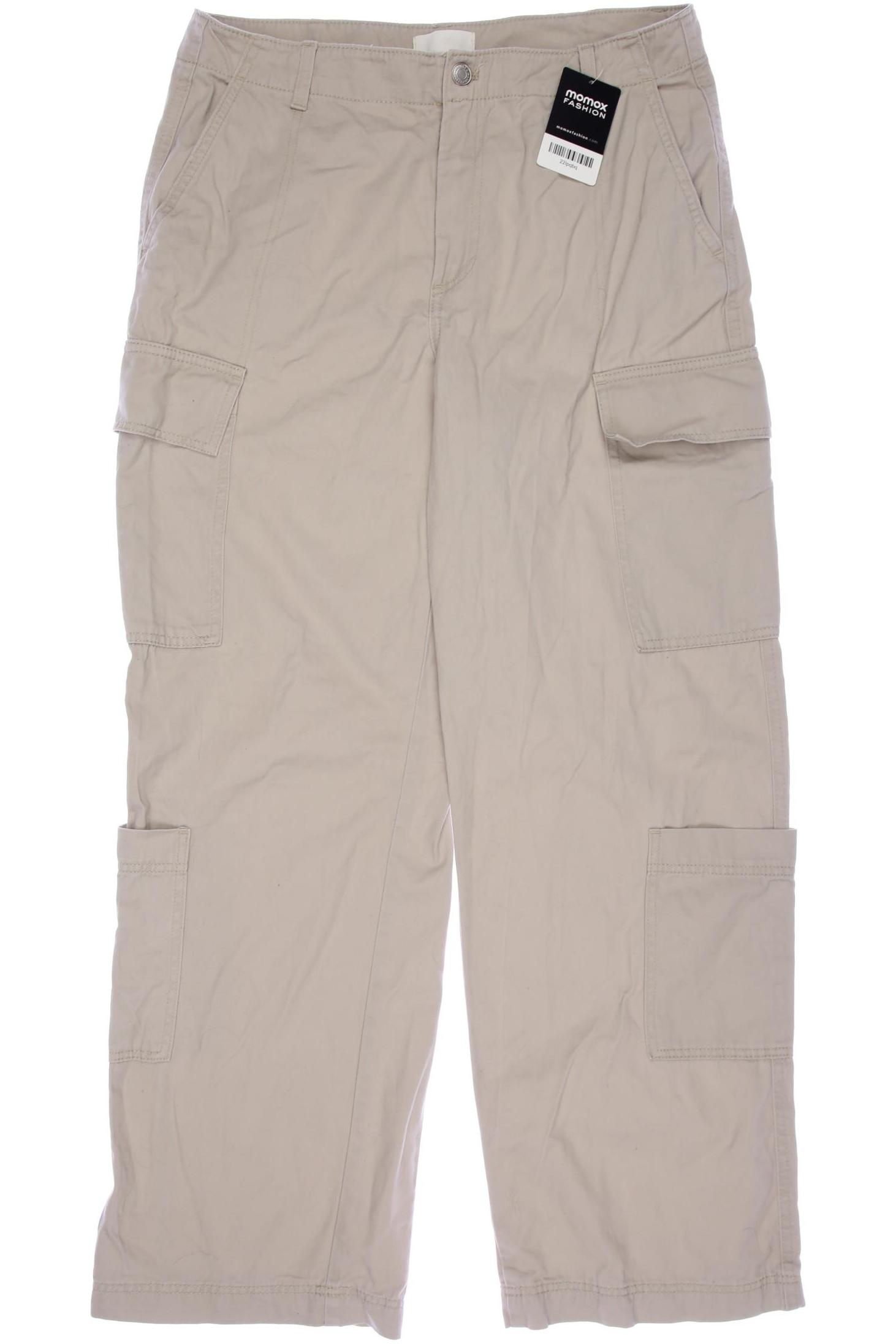 

H&M Damen Stoffhose, beige, Gr. 44
