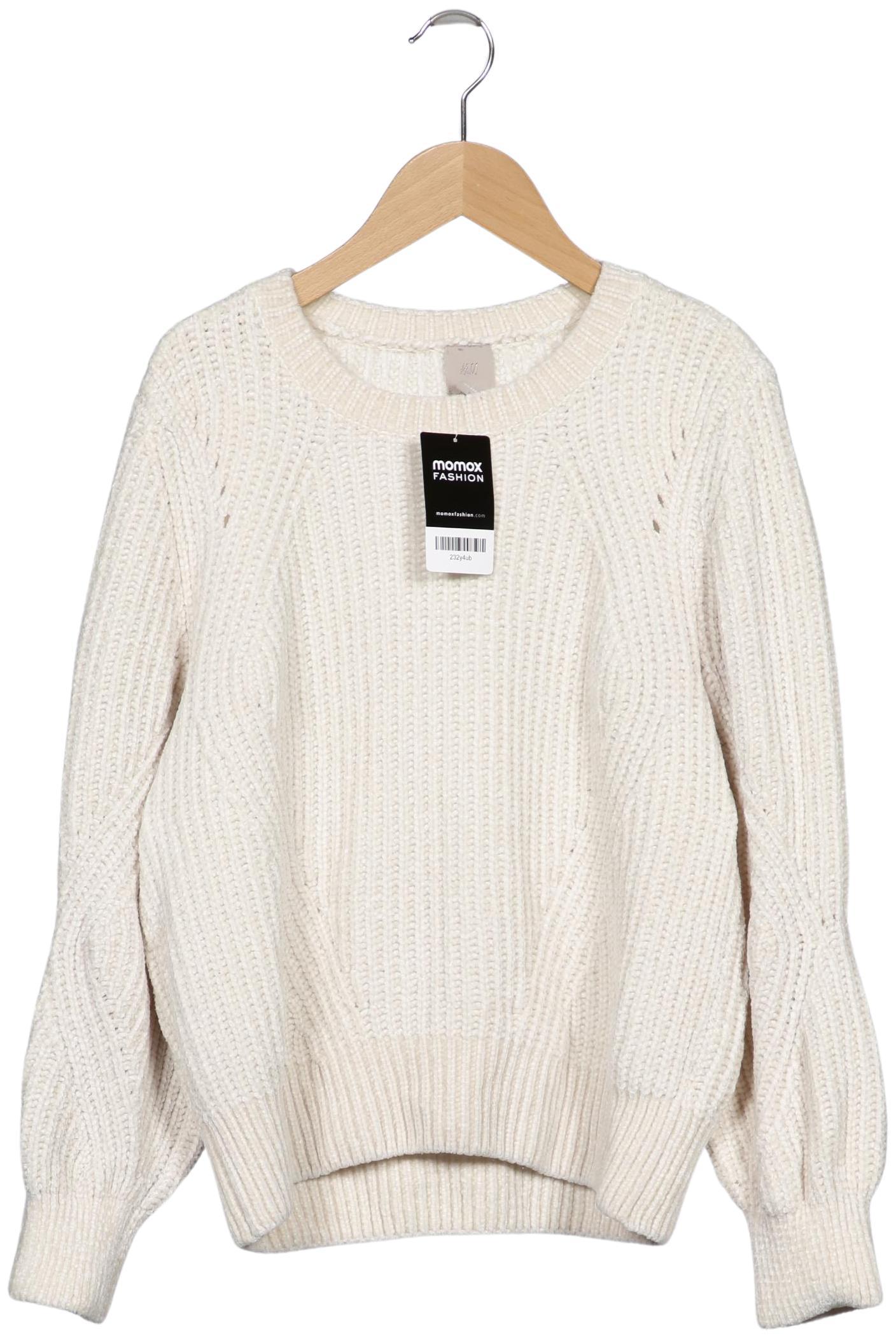 

H&M Damen Pullover, cremeweiß, Gr. 36