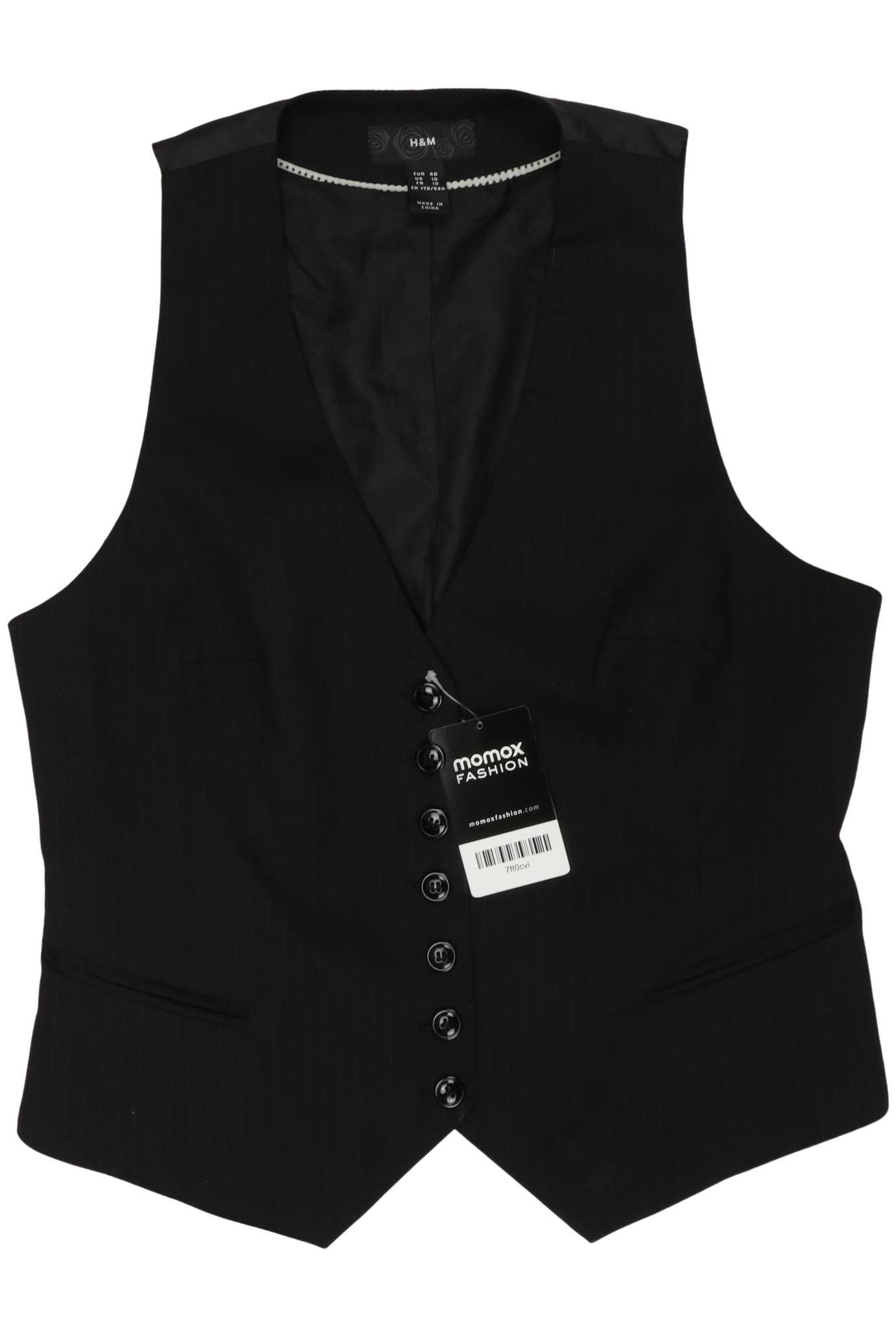 

H&M Damen Weste, schwarz, Gr. 40