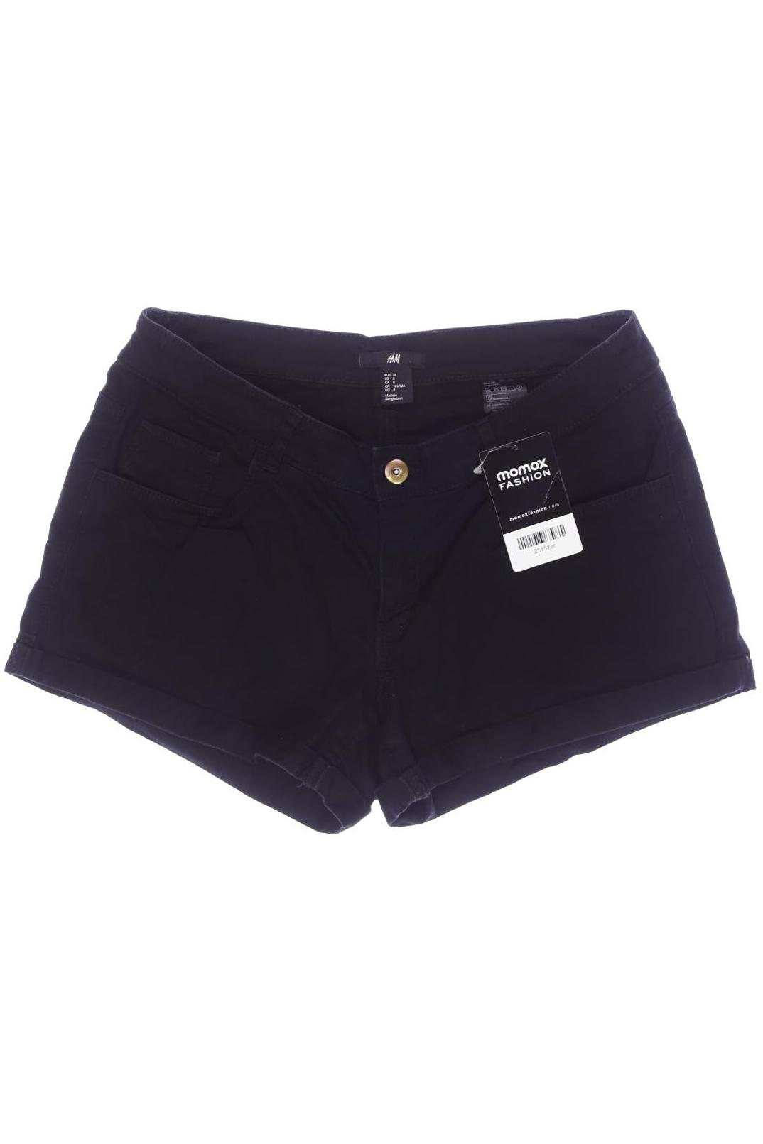 

H&M Damen Shorts, schwarz, Gr. 38