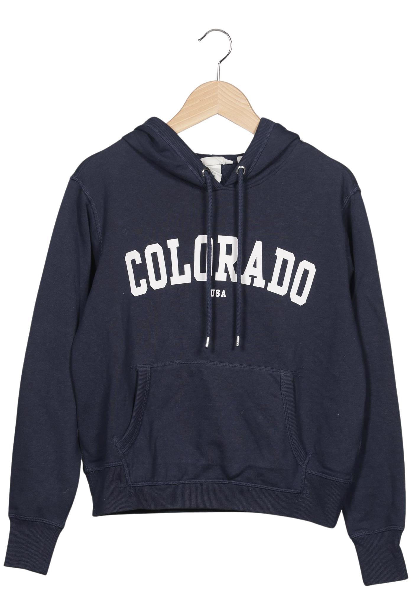 

H&M Damen Kapuzenpullover, marineblau, Gr. 36