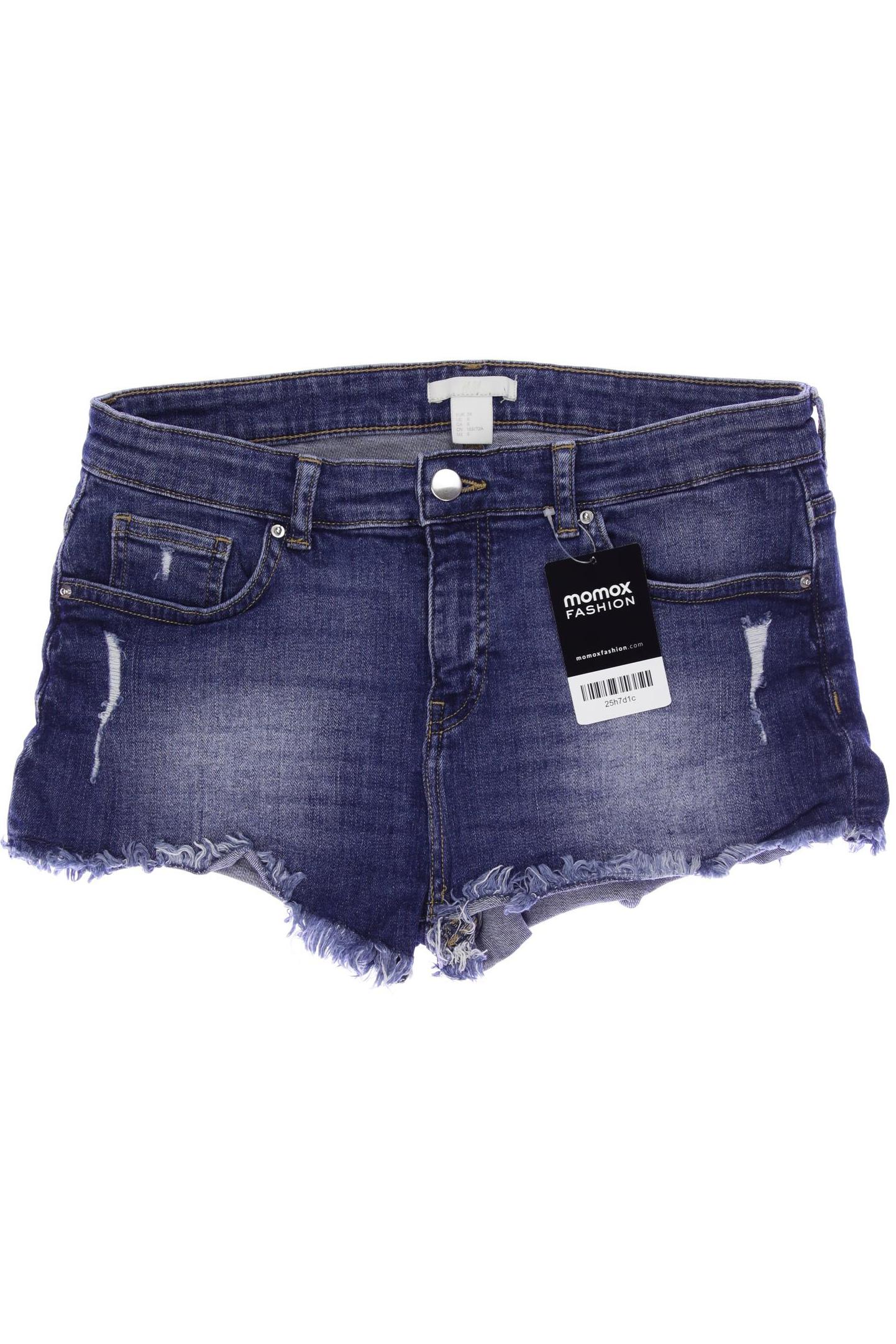 

H&M Damen Shorts, blau, Gr. 38