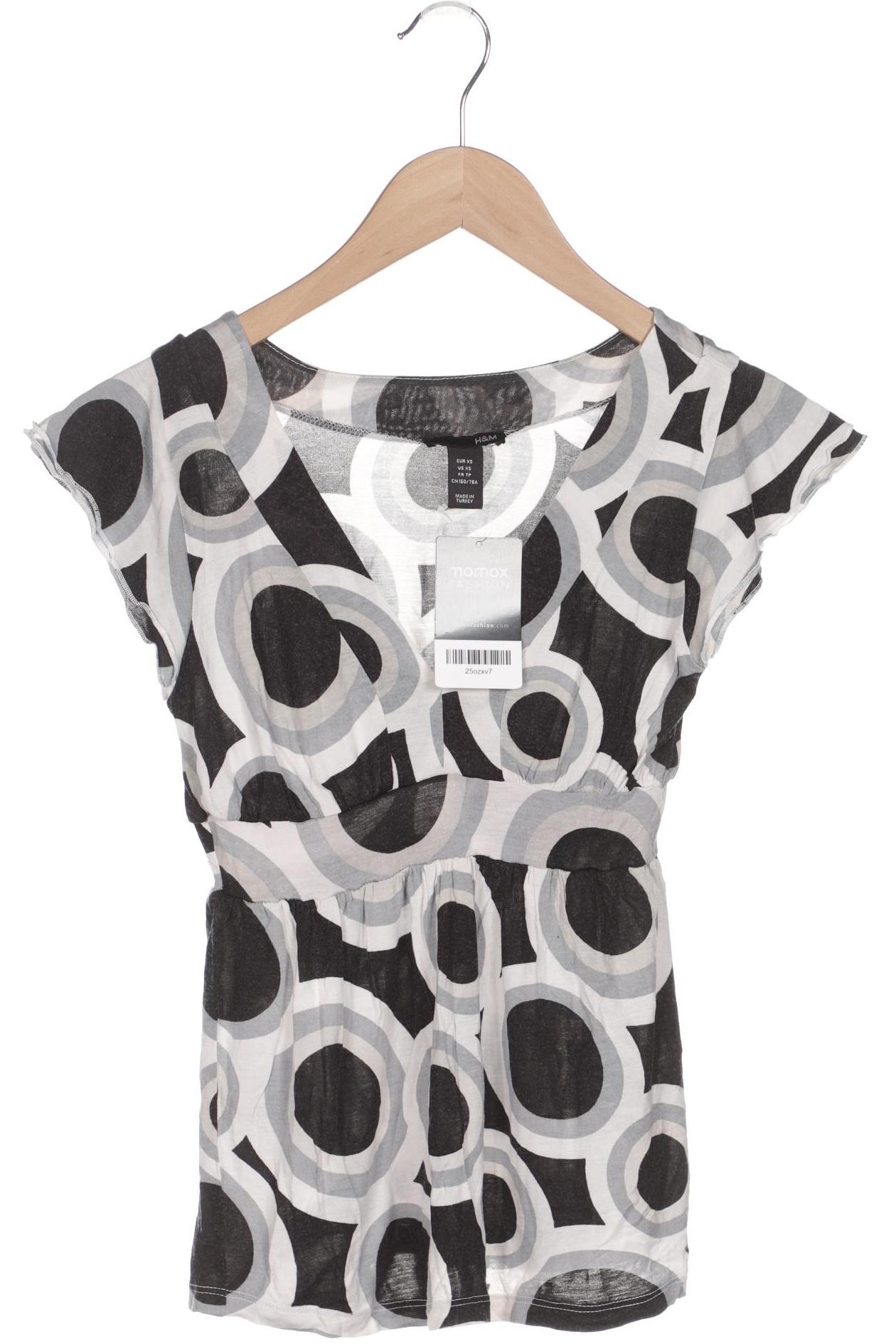 

H&M Damen T-Shirt, mehrfarbig, Gr. 34