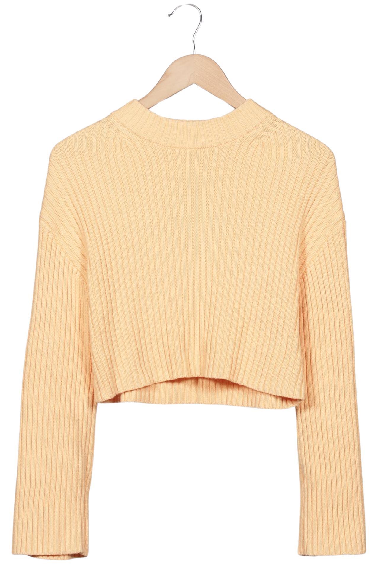 

H&M Damen Pullover, gelb, Gr. 34