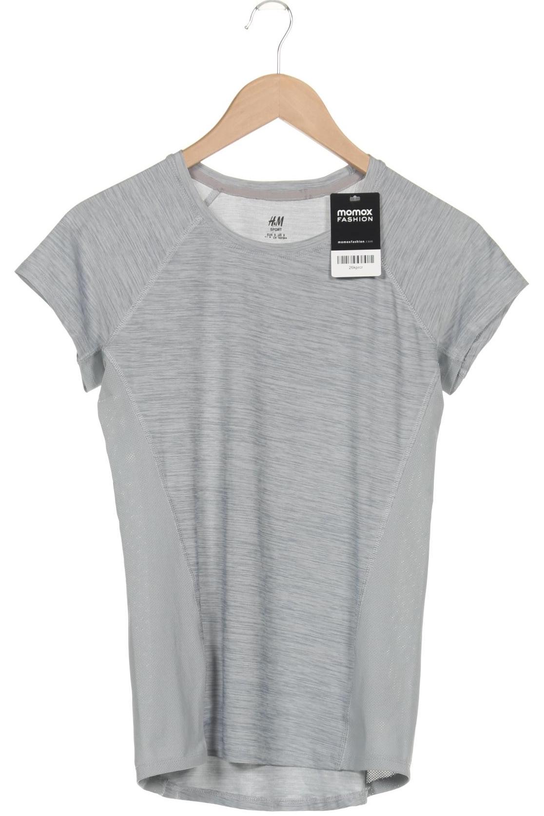 

H&M Damen T-Shirt, grau, Gr. 36