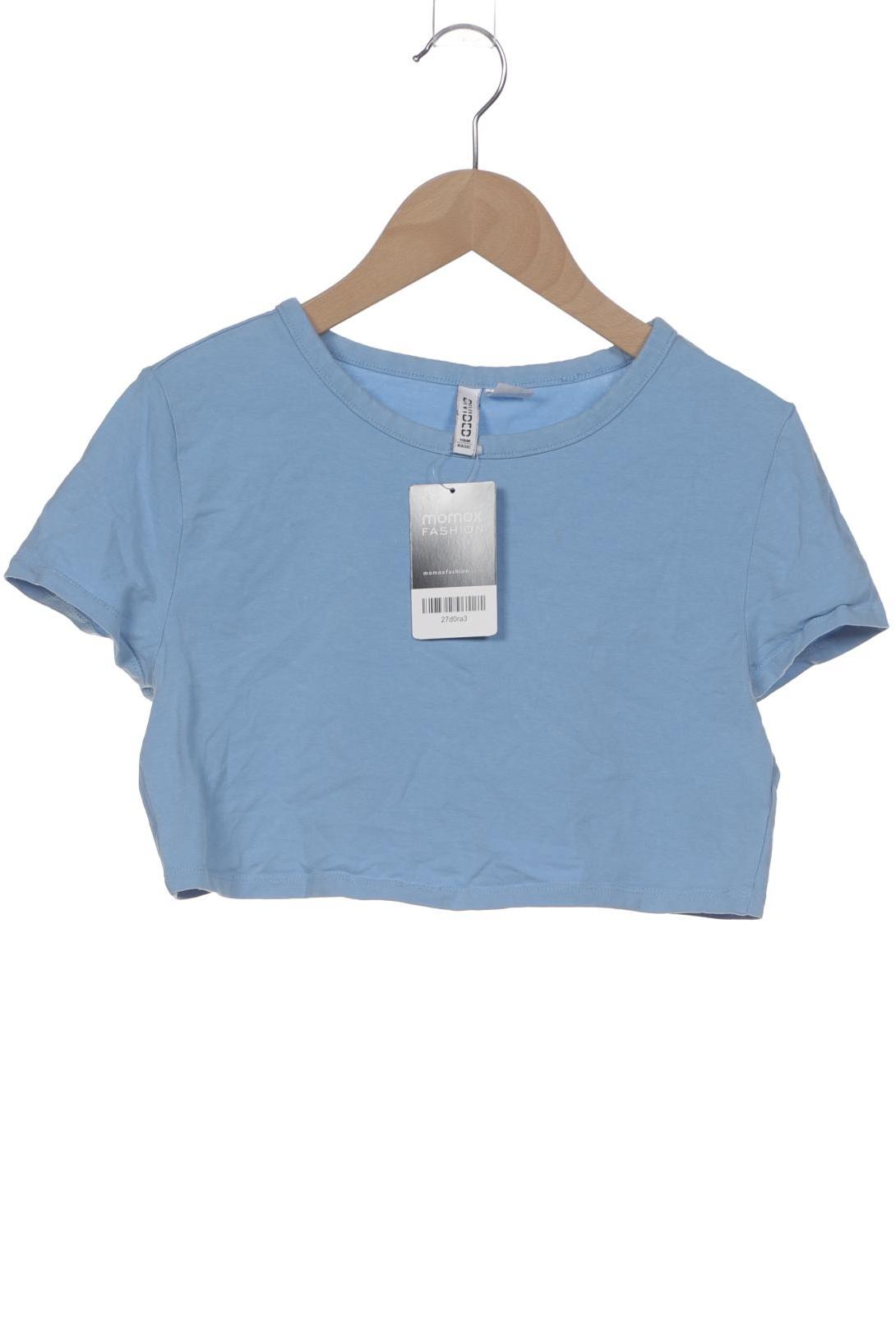 

H&M Damen T-Shirt, blau, Gr. 42