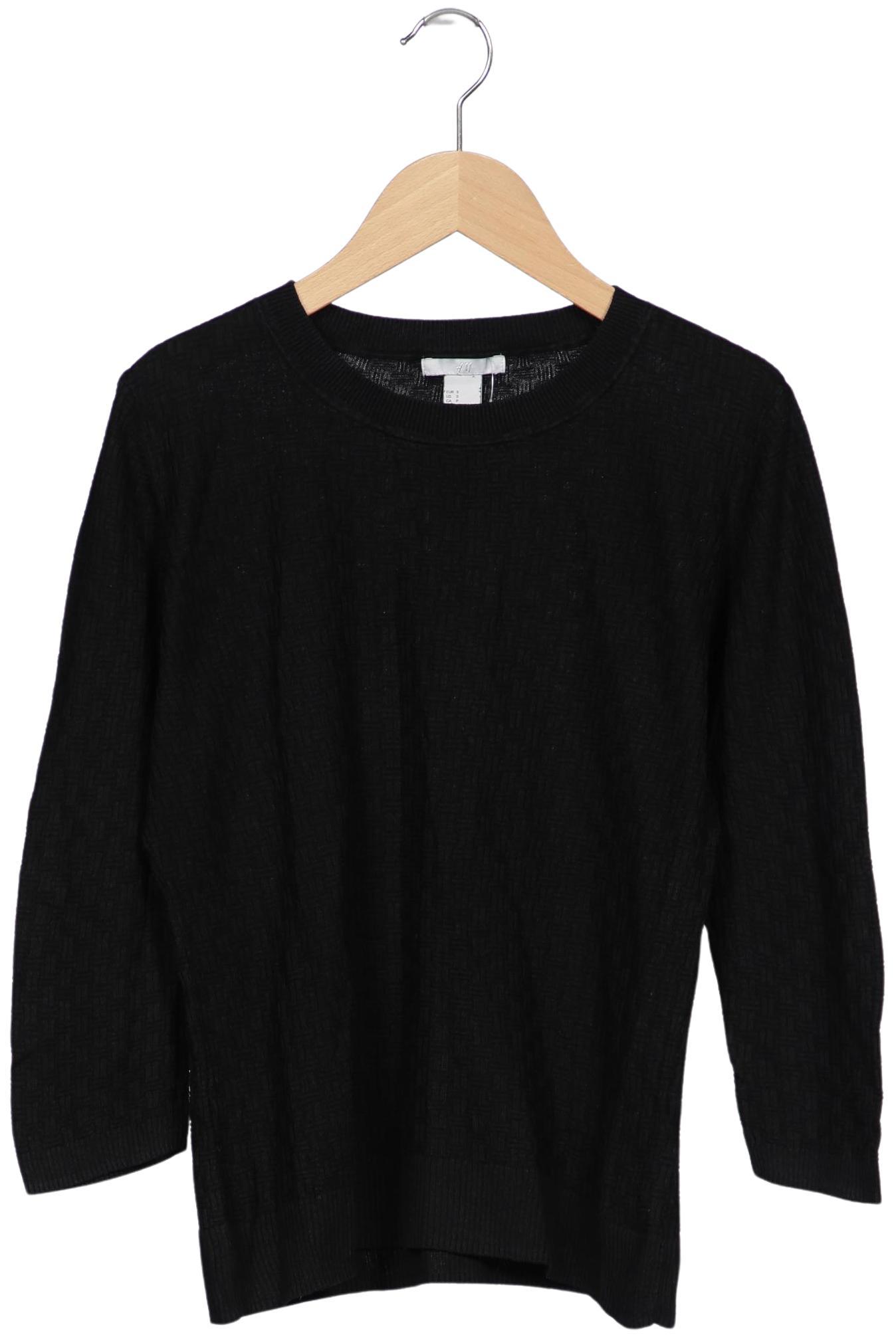 

H&M Damen Pullover, schwarz, Gr. 36