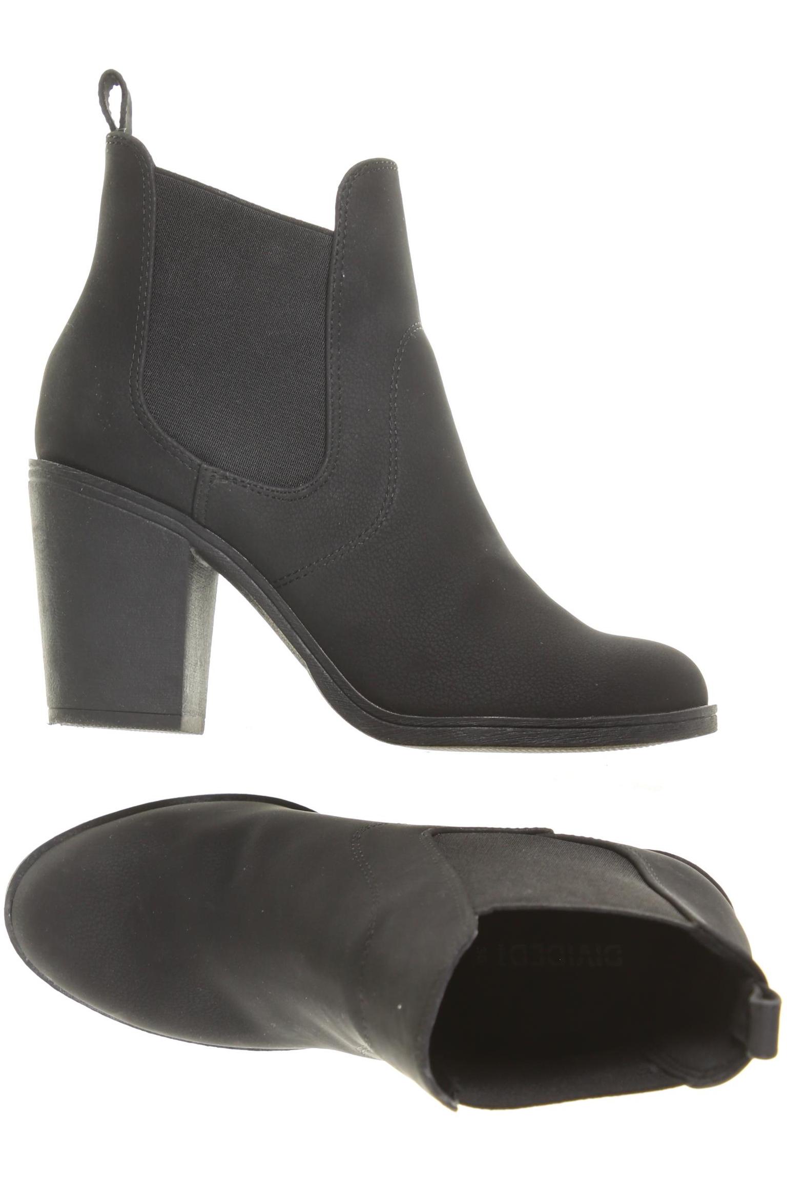 

H&M Damen Stiefelette, schwarz, Gr. 36