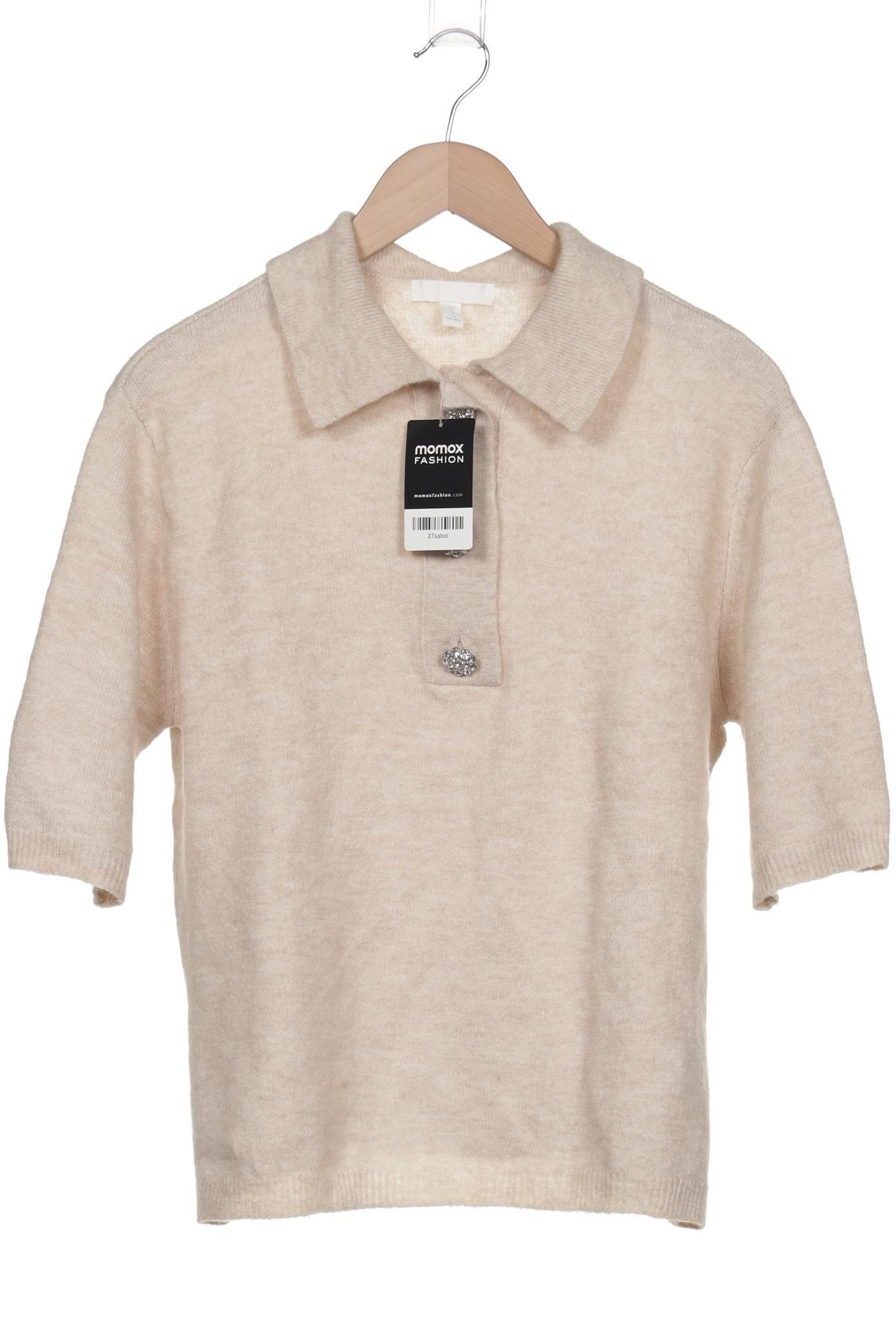 

H&M Damen Pullover, cremeweiß, Gr. 34