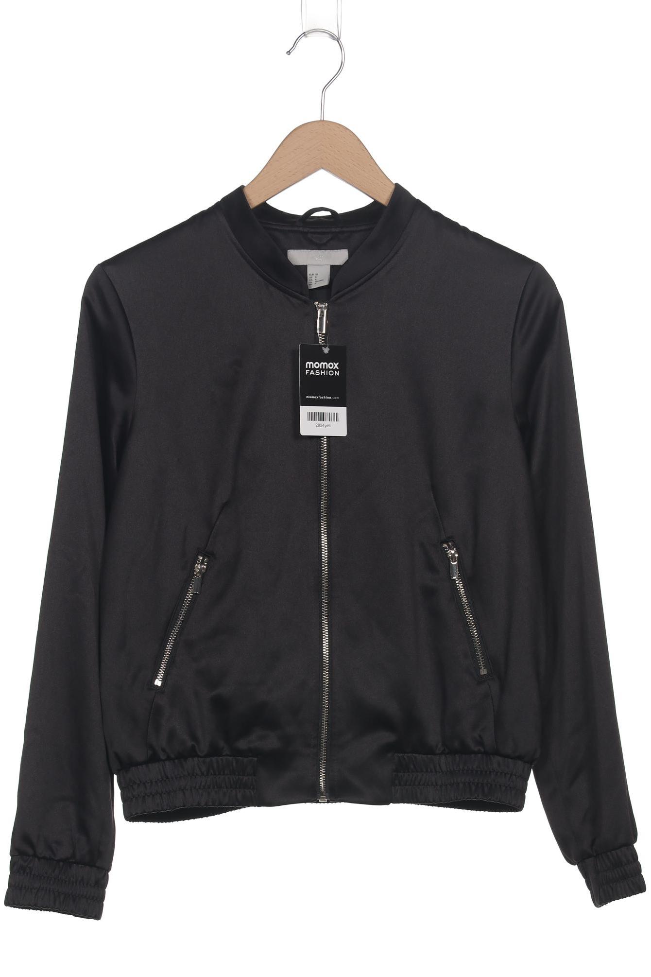

H&M Damen Jacke, schwarz, Gr. 38