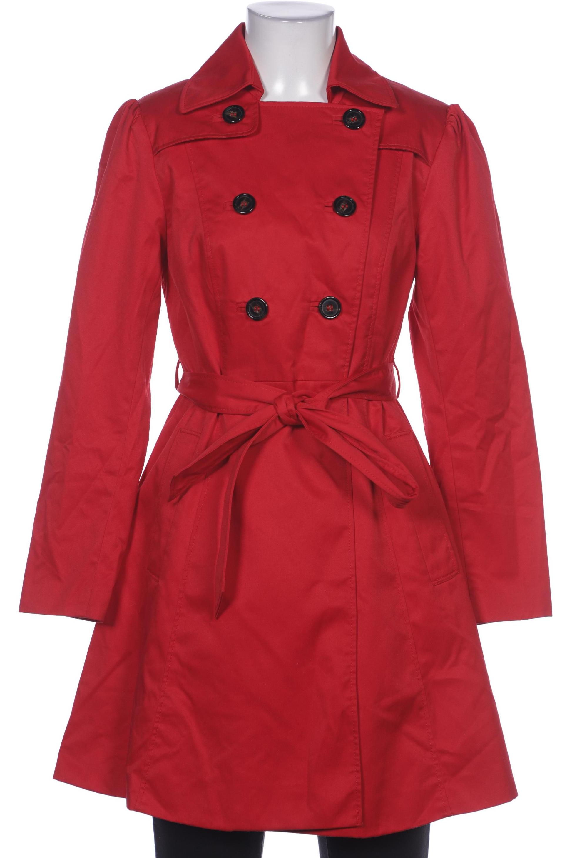 

H&M Damen Mantel, rot, Gr. 36