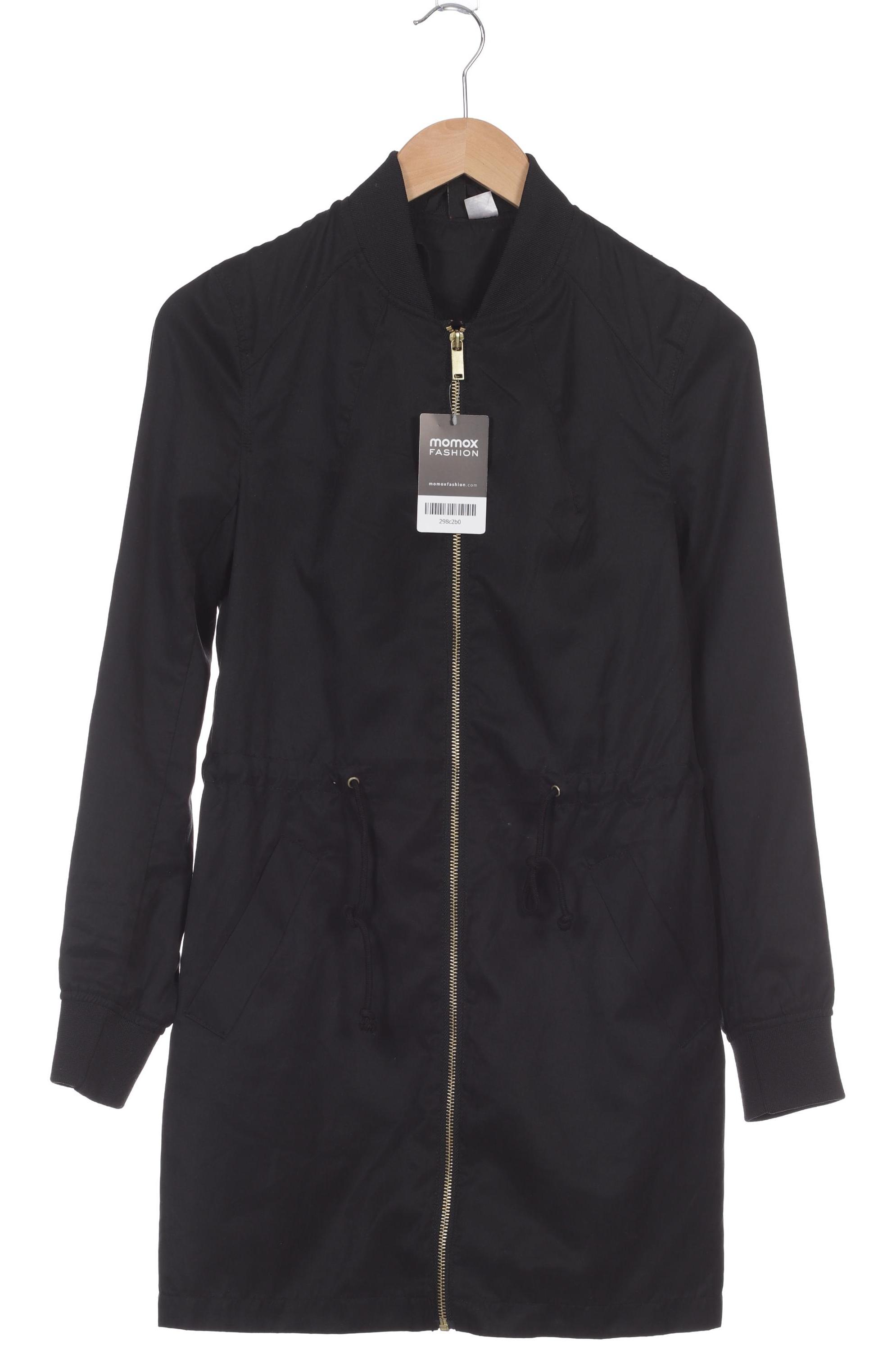 

H&M Damen Mantel, schwarz, Gr. 34