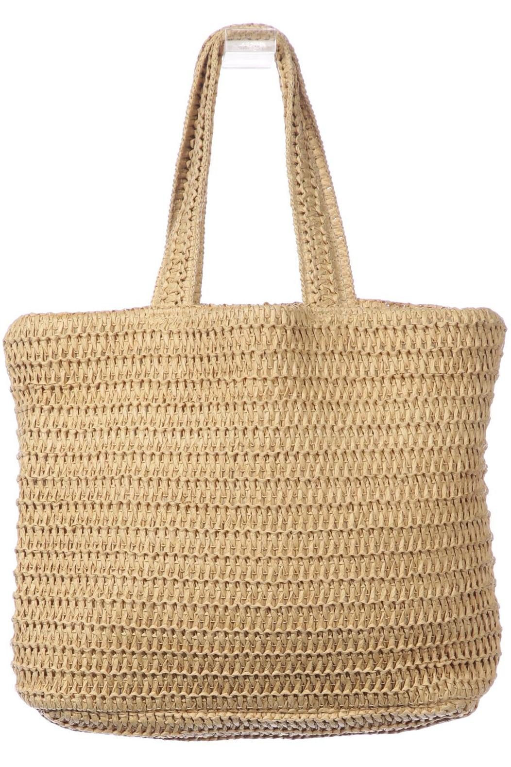 

H&M Damen Handtasche, beige, Gr.