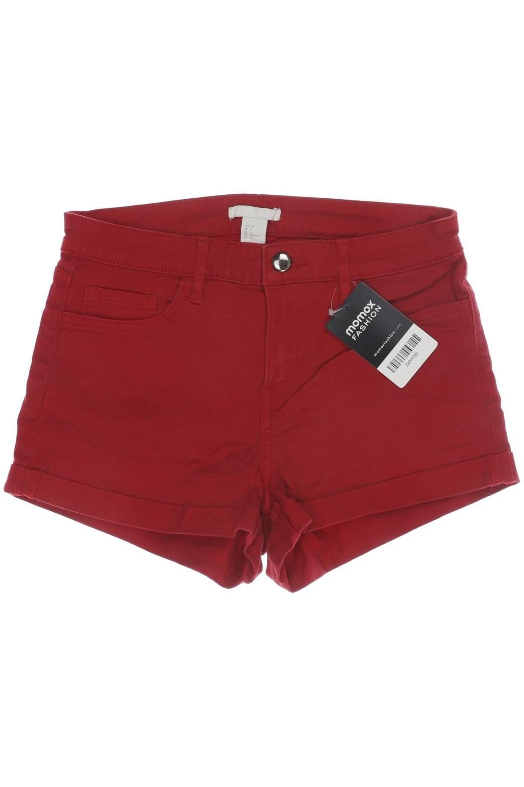

H&M Damen Shorts, rot, Gr. 34