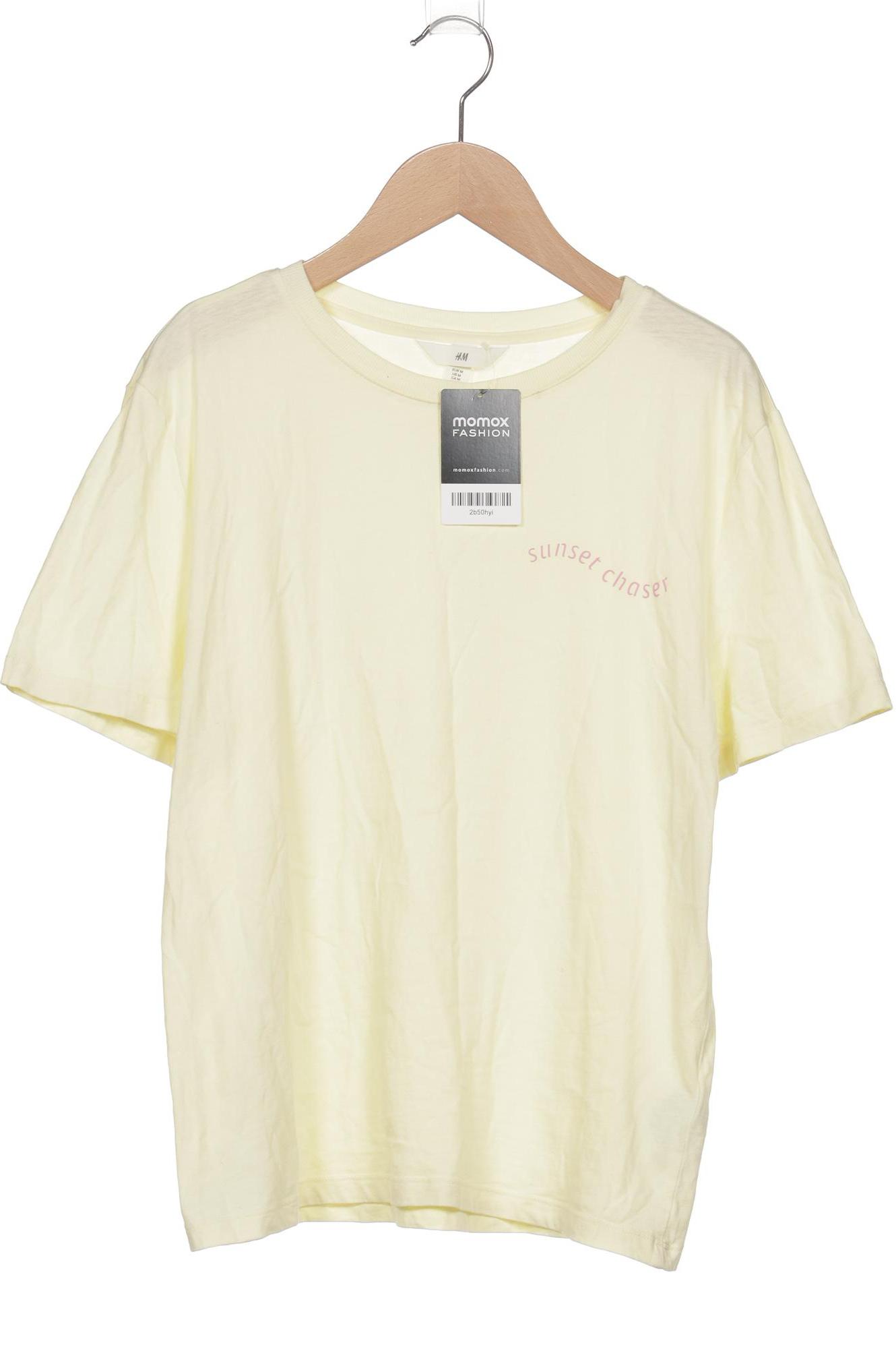 

H&M Damen T-Shirt, cremeweiß, Gr. 38