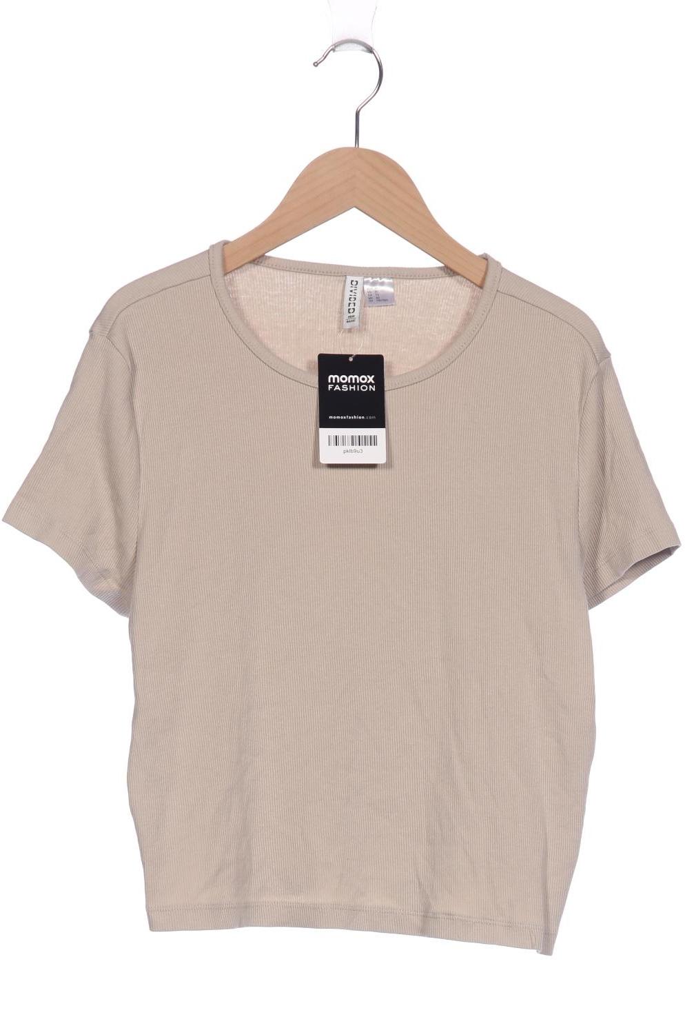 

H&M Damen T-Shirt, beige, Gr. 44