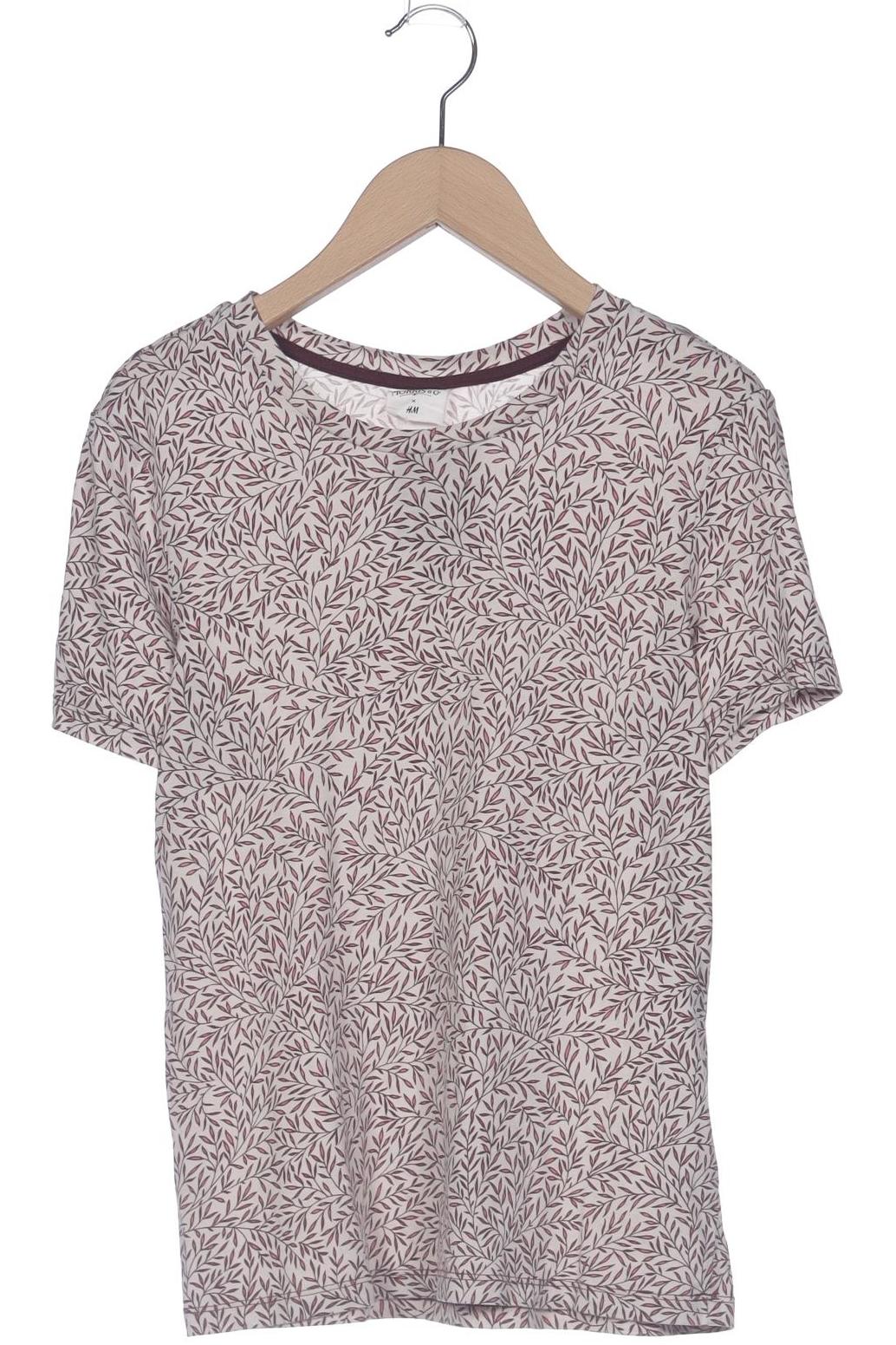 

H&M Damen T-Shirt, cremeweiß, Gr. 34