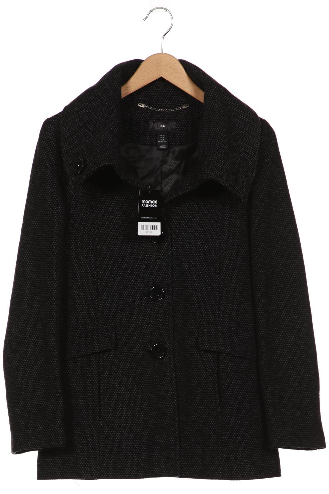 

H&M Damen Mantel, grau, Gr. 34