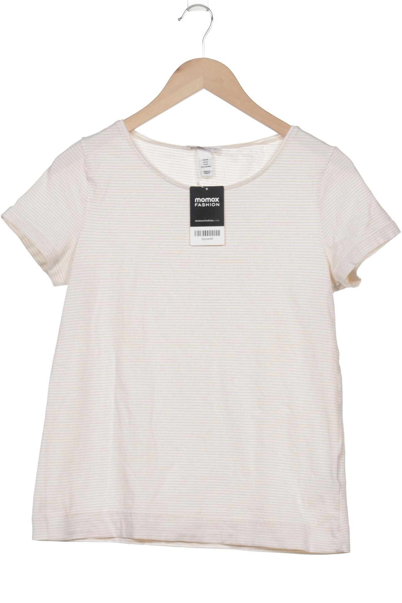

H&M Damen T-Shirt, cremeweiß, Gr. 38