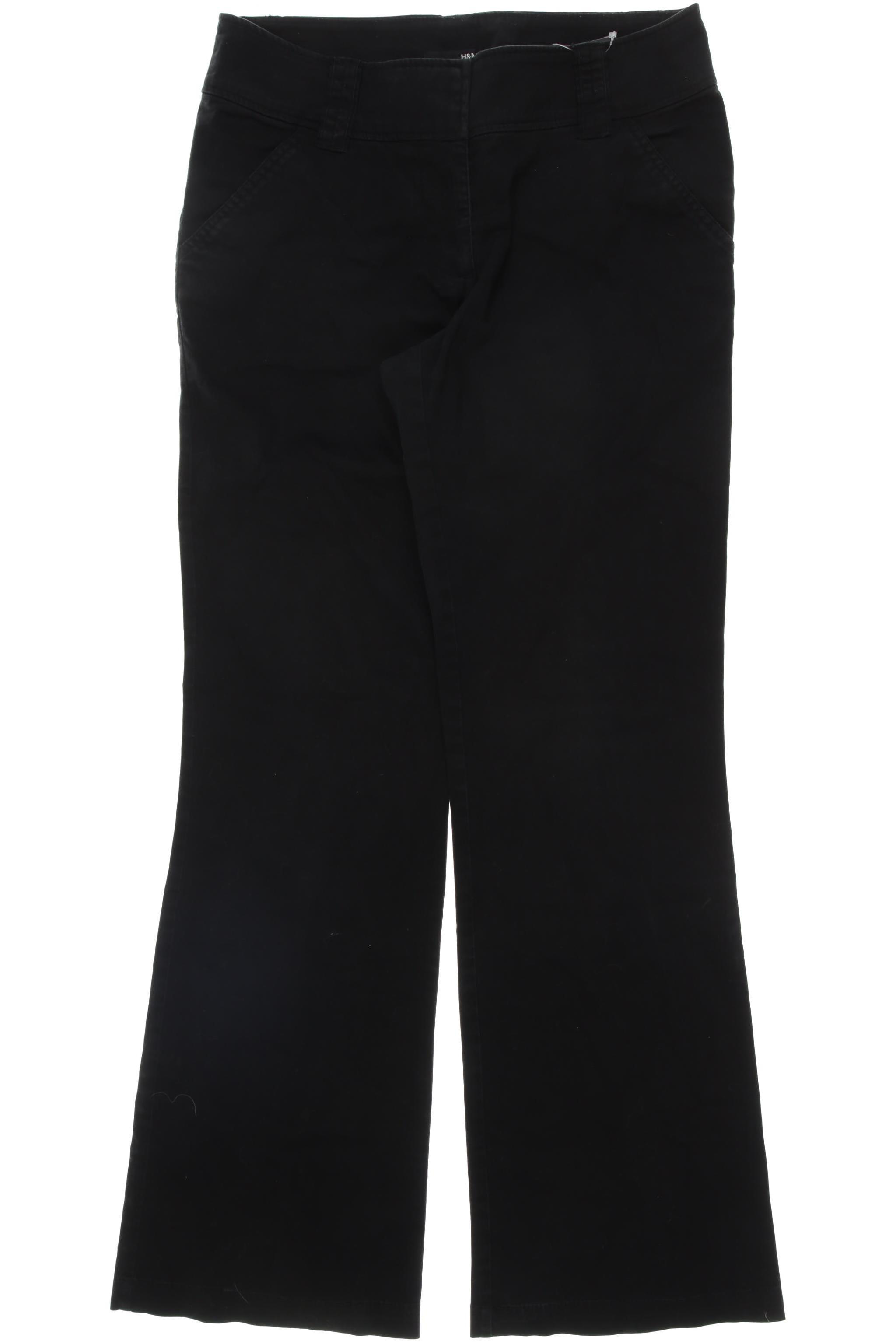 

H&M Damen Stoffhose, schwarz, Gr. 36