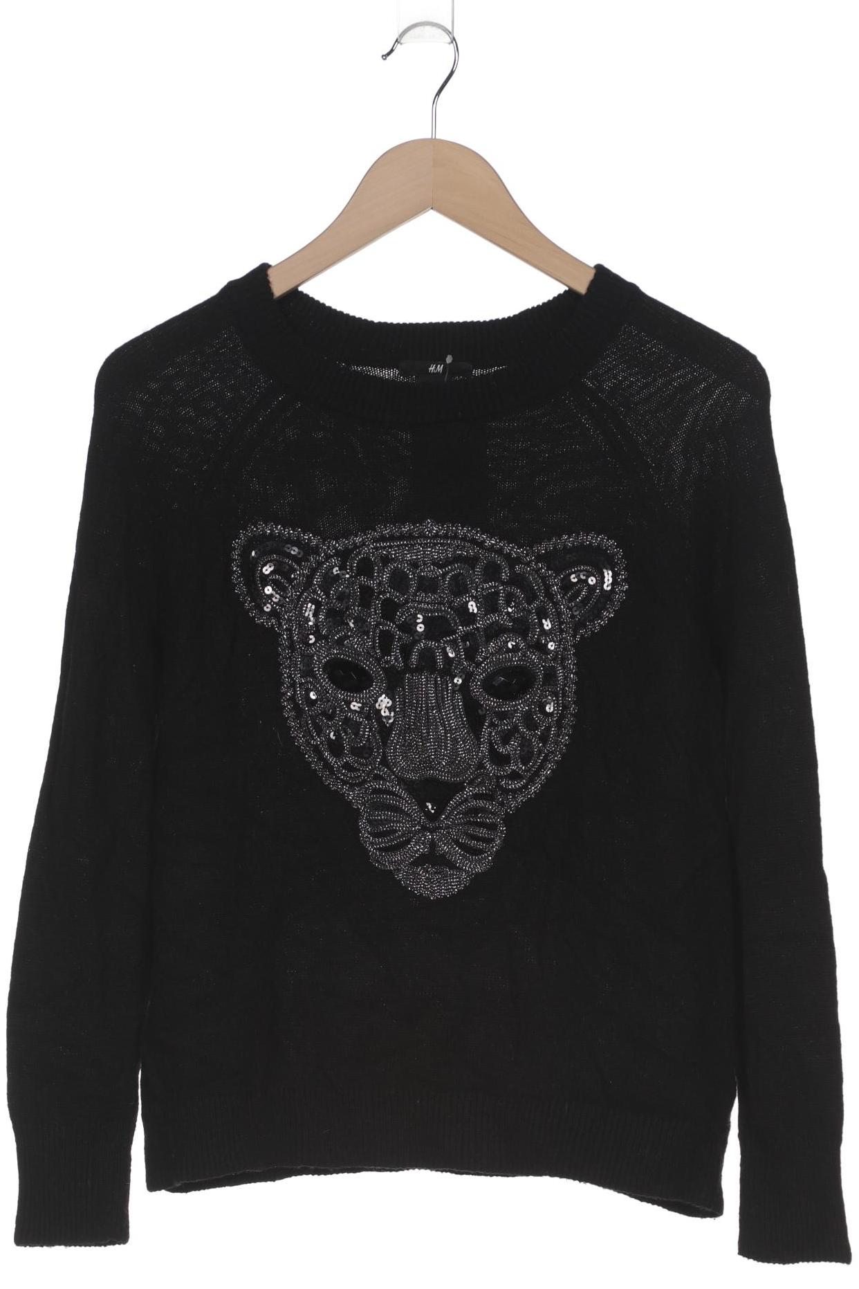 

H&M Damen Pullover, schwarz, Gr. 36