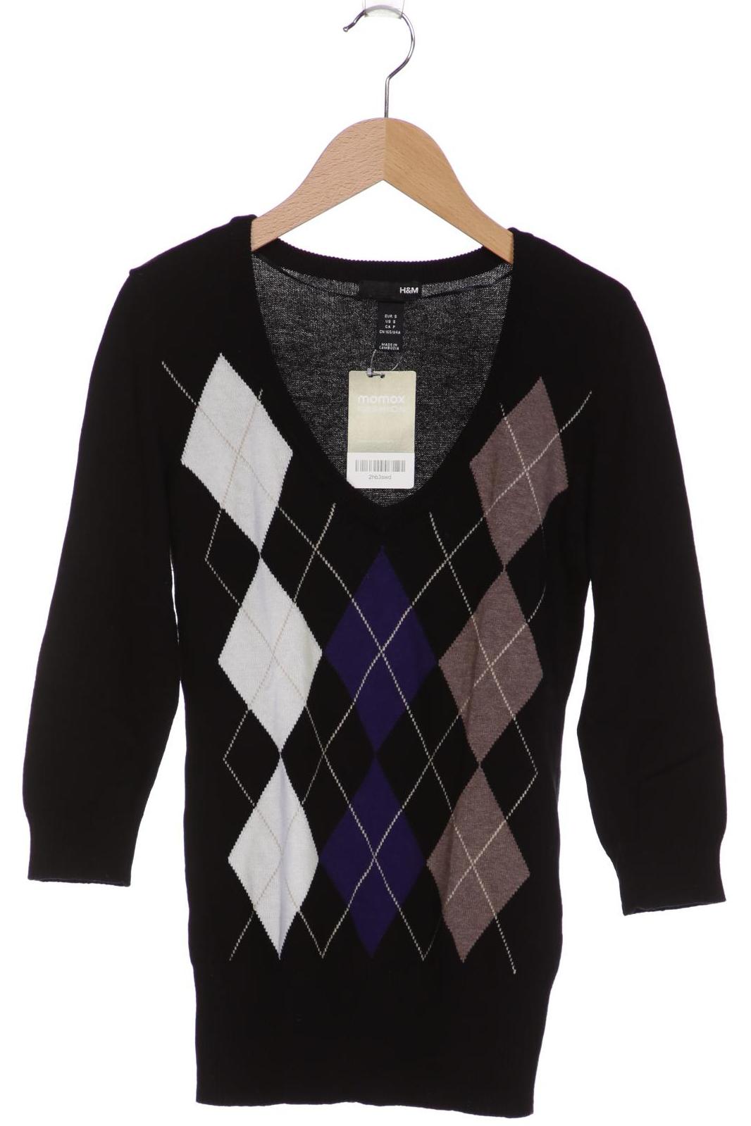 

H&M Damen Pullover, schwarz, Gr. 36