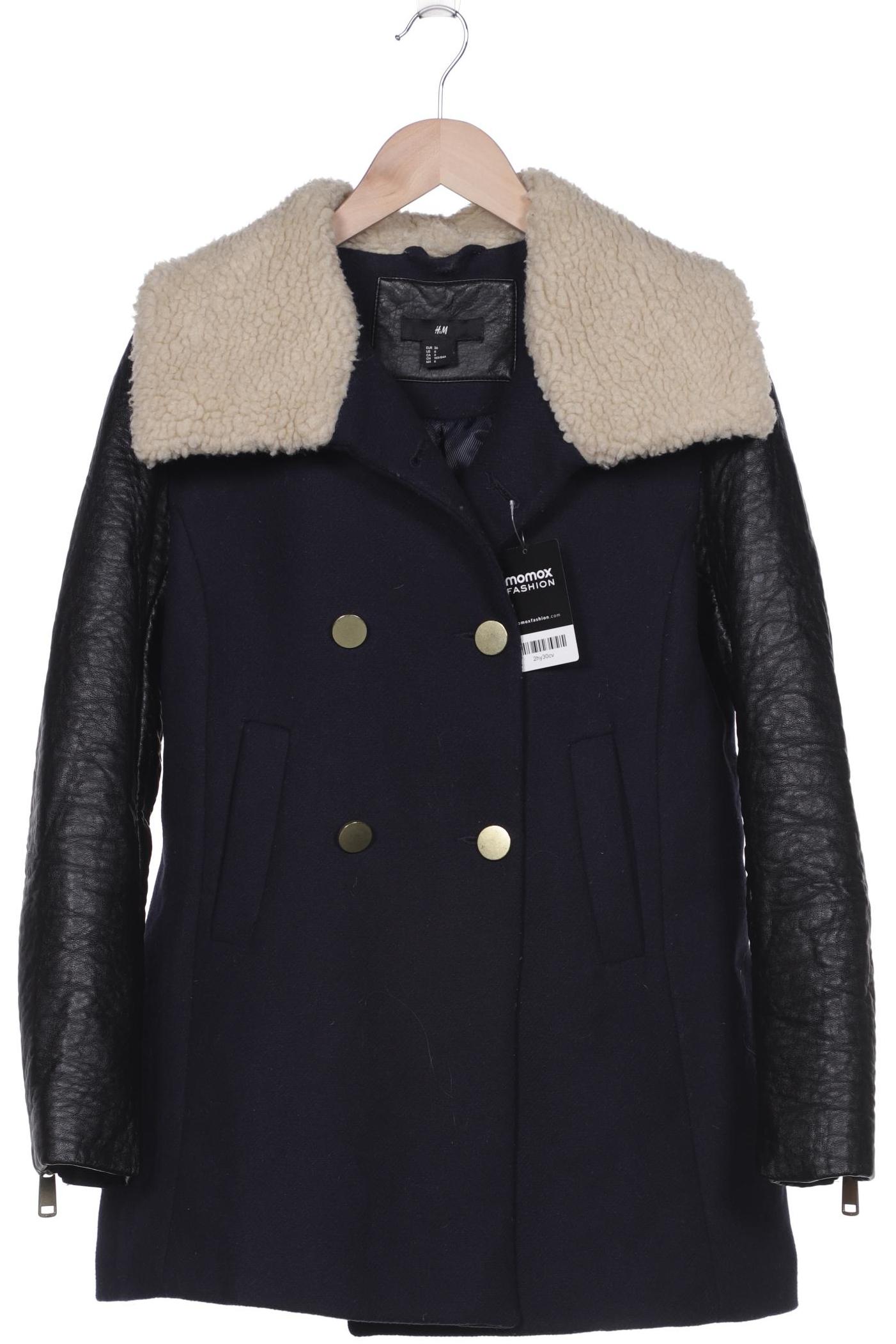 

H&M Damen Mantel, marineblau