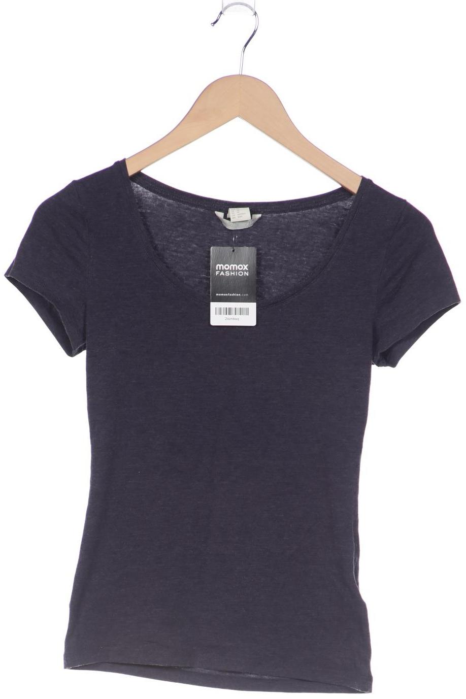 

H&M Damen T-Shirt, marineblau