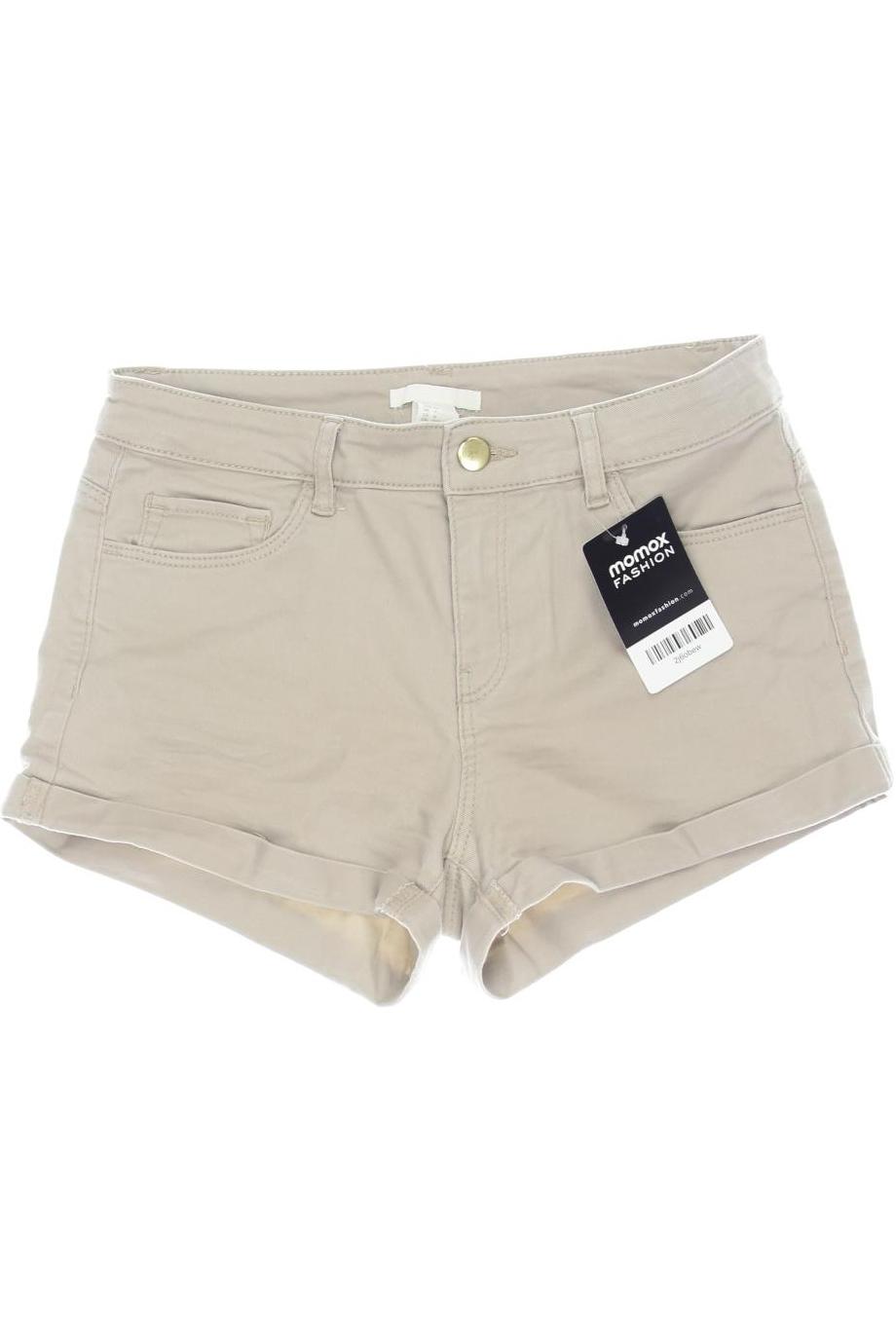 

H&M Damen Shorts, beige, Gr. 34