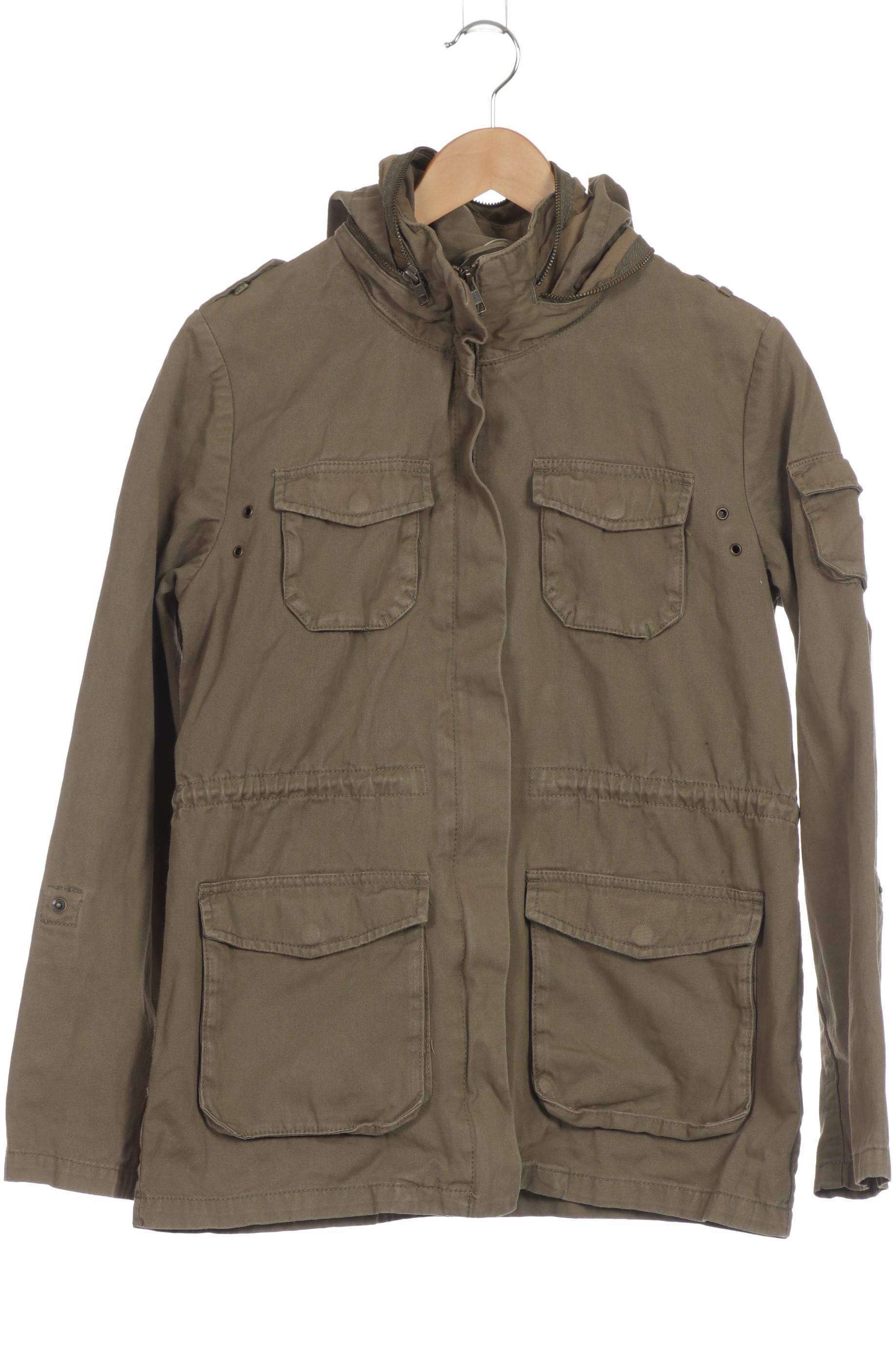 

H&M Damen Mantel, grün, Gr. 38