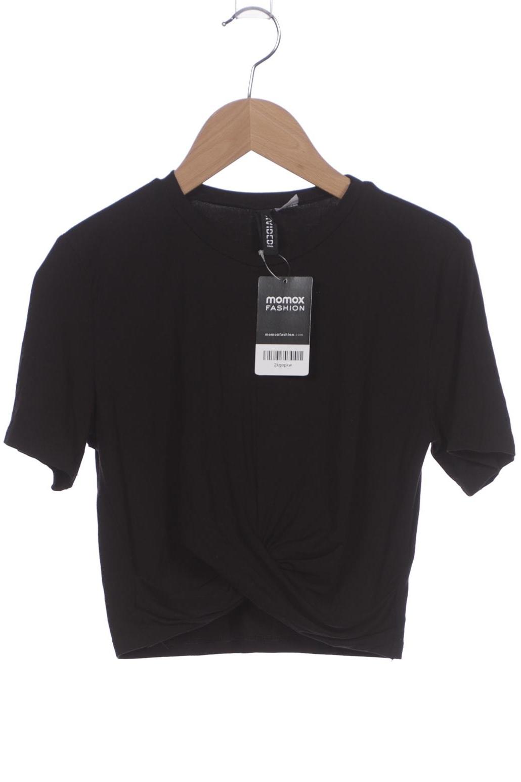 

H&M Damen T-Shirt, schwarz, Gr. 36